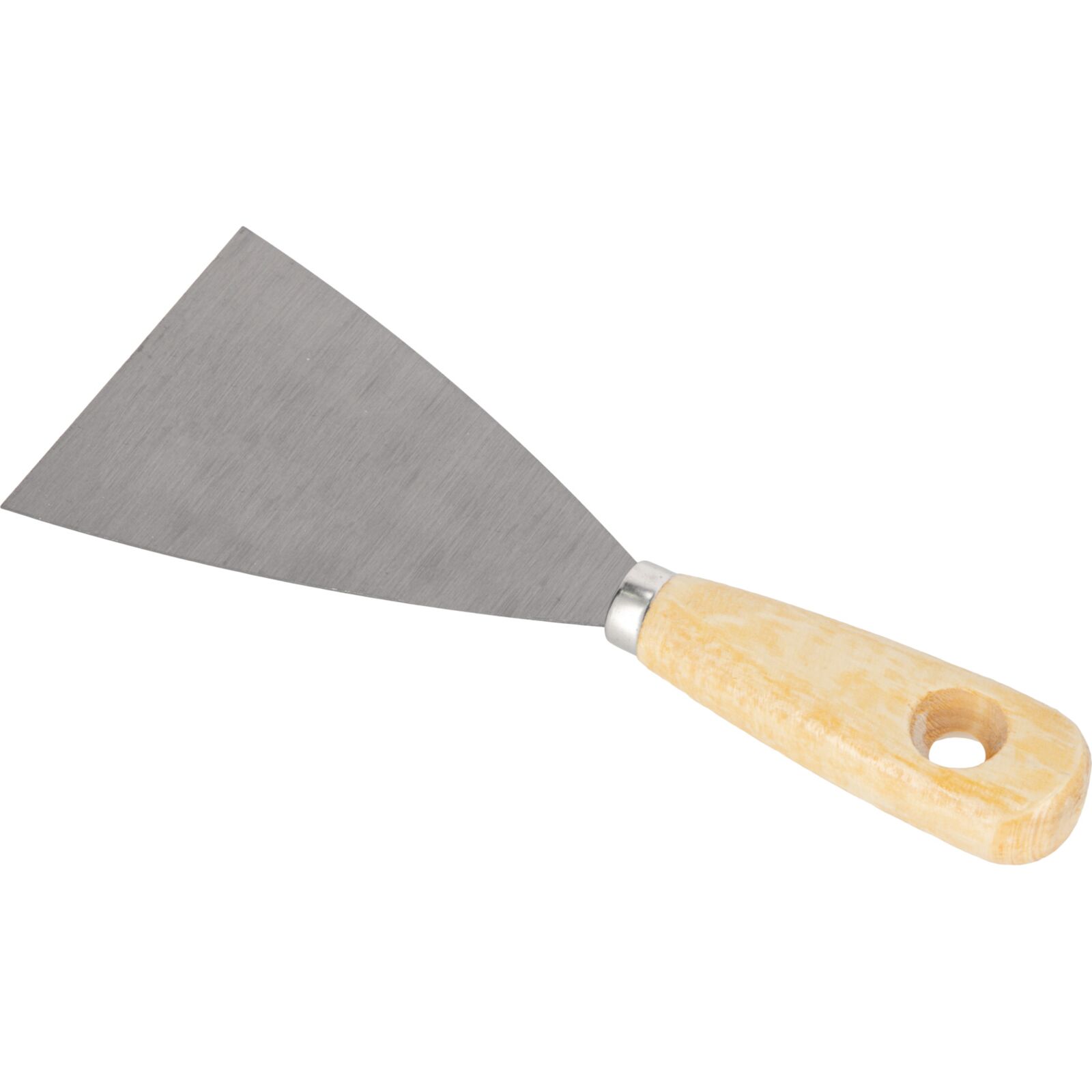 Scraper 80 mm, Hanging Whole in Light Wooden Lacquered Handle