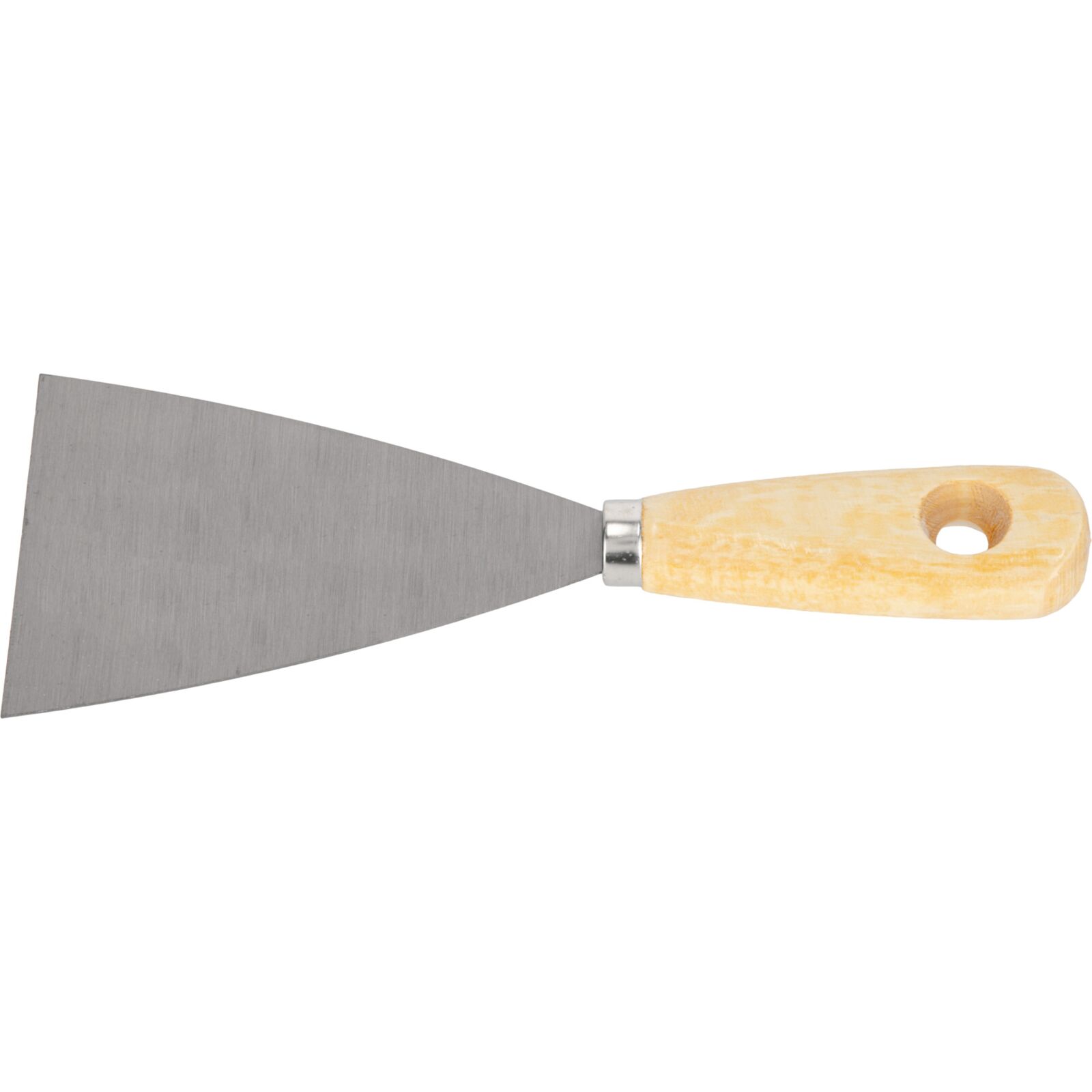 Scraper 80 mm, Hanging Whole in Light Wooden Lacquered Handle