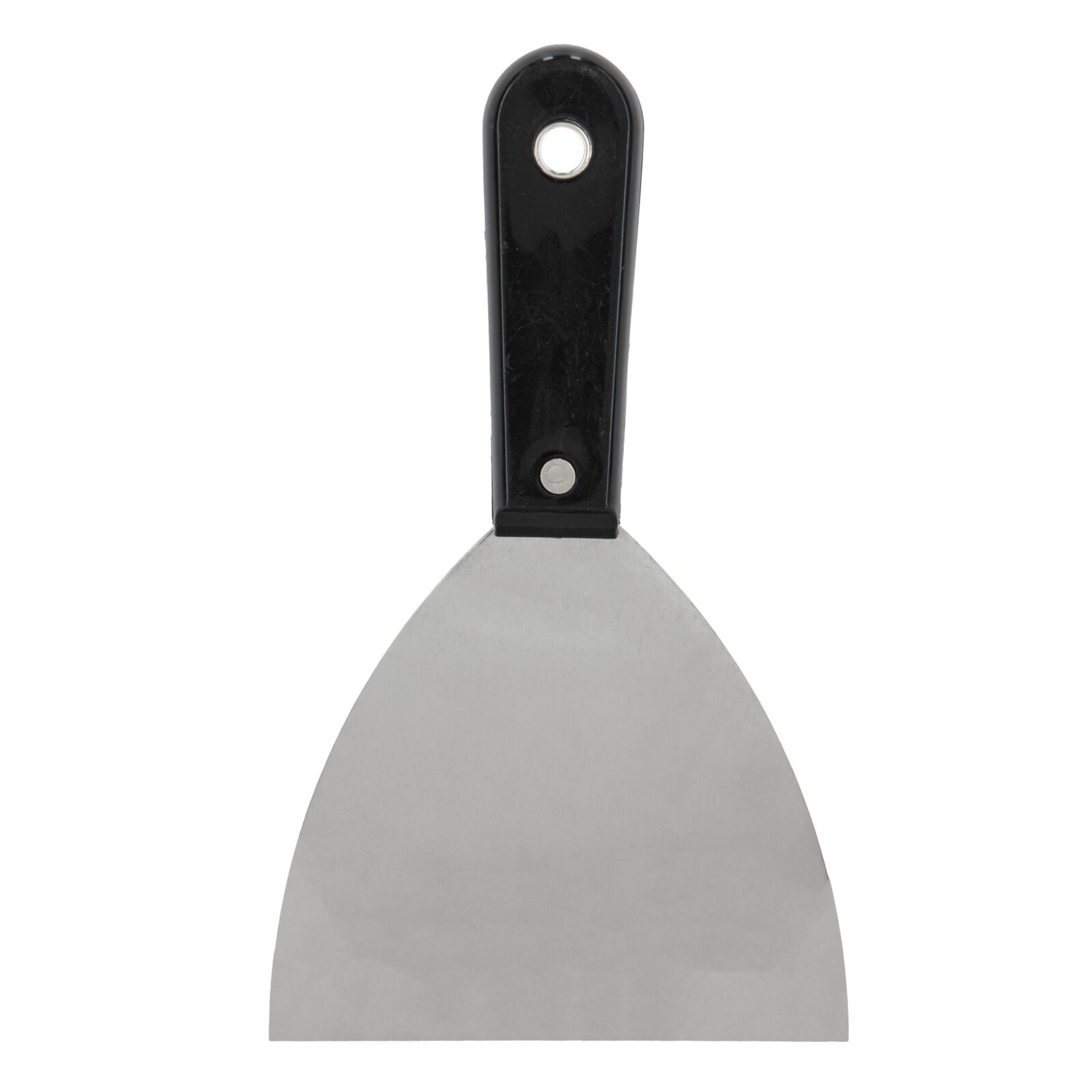 Polerad spackelspade med plasthandtag