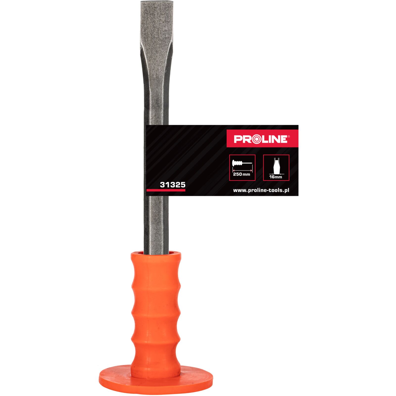 Flat Cold Chisels- 16250 mm, Rubber Handle