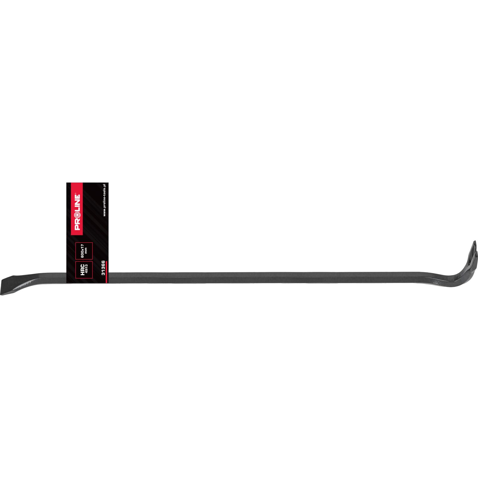 Brytjärn, kofot 600 mm x 17 mm, 46-52 HRC, Proline