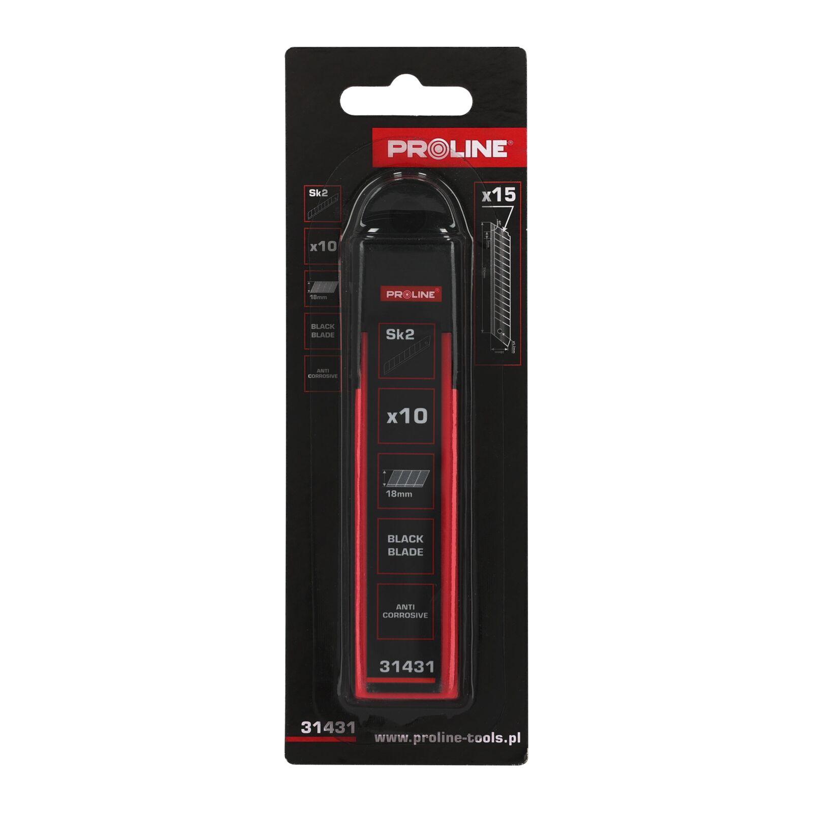 Snap off blades SK2 18 x 0.5 mm 10 pcs