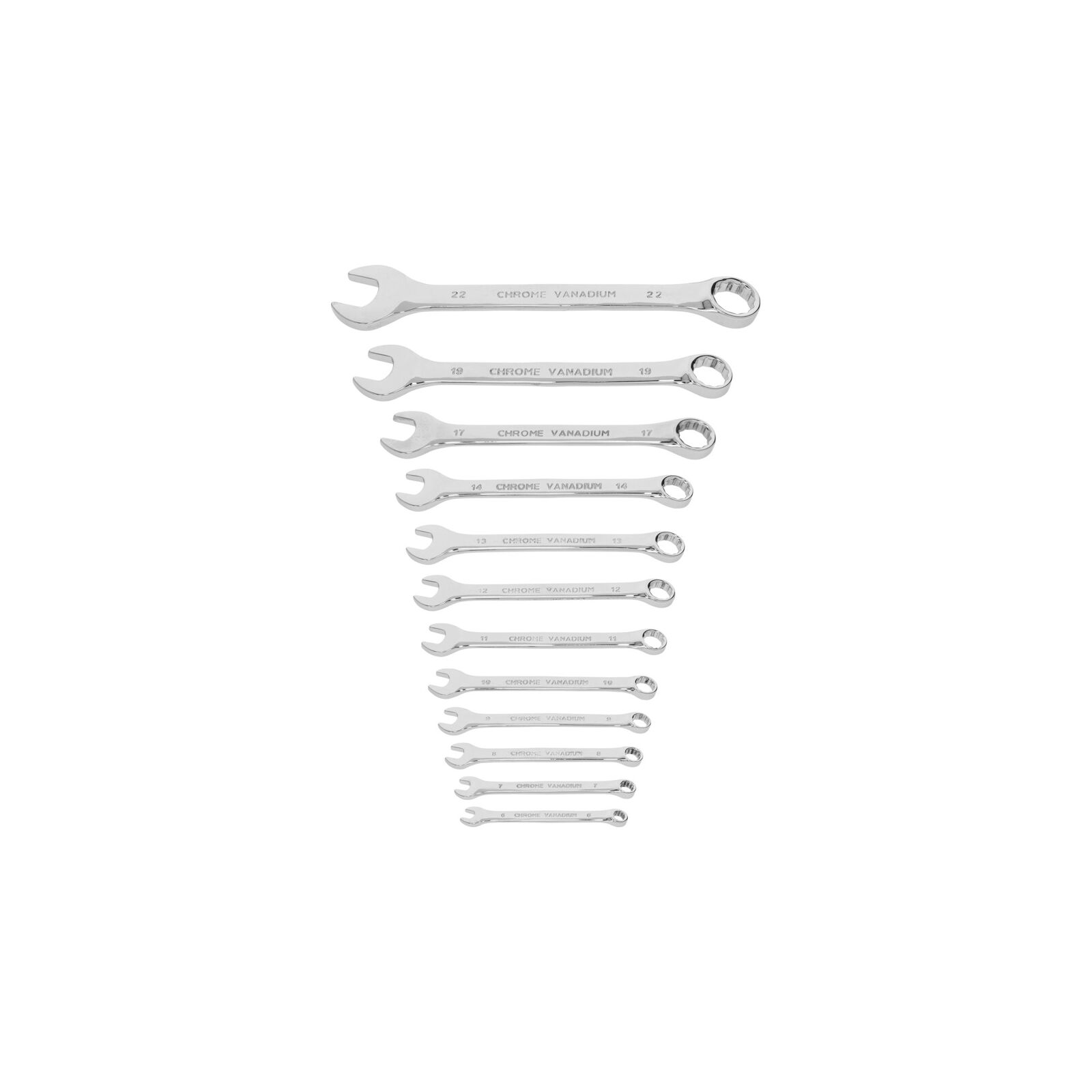 Combination Wrench Sets - DIN 3113, 12 pcs 6-22 mm