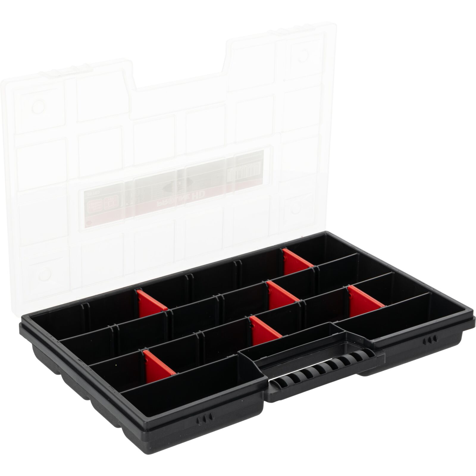 Förvaringsbox Organiser med Handtag 23 Fack 3.5 x 19.5 x 29 cm, Proline HD