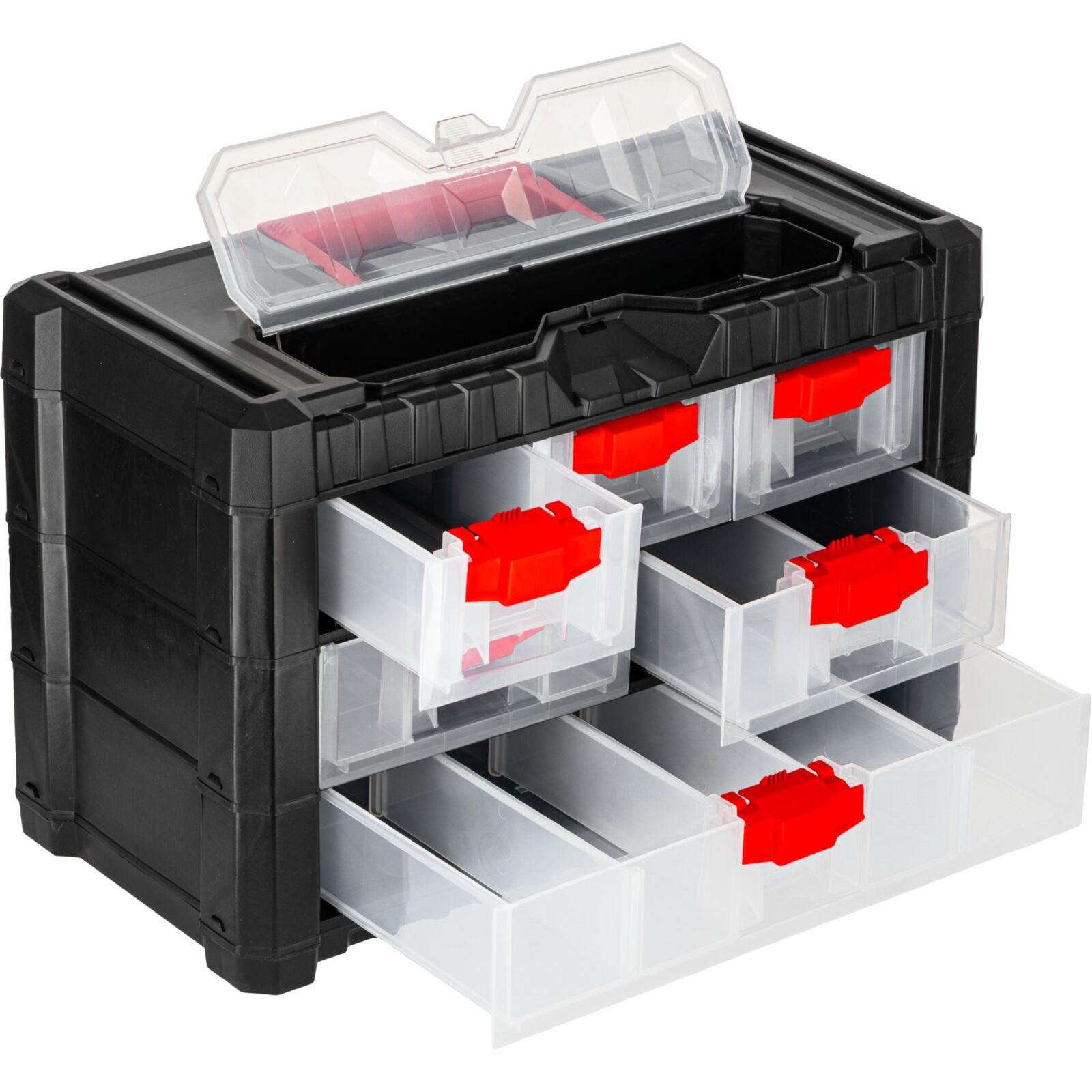 Förvaringsbox Organiser med Handtag 13 Fack 26 x 20 x 40 cm, PROLINE HD