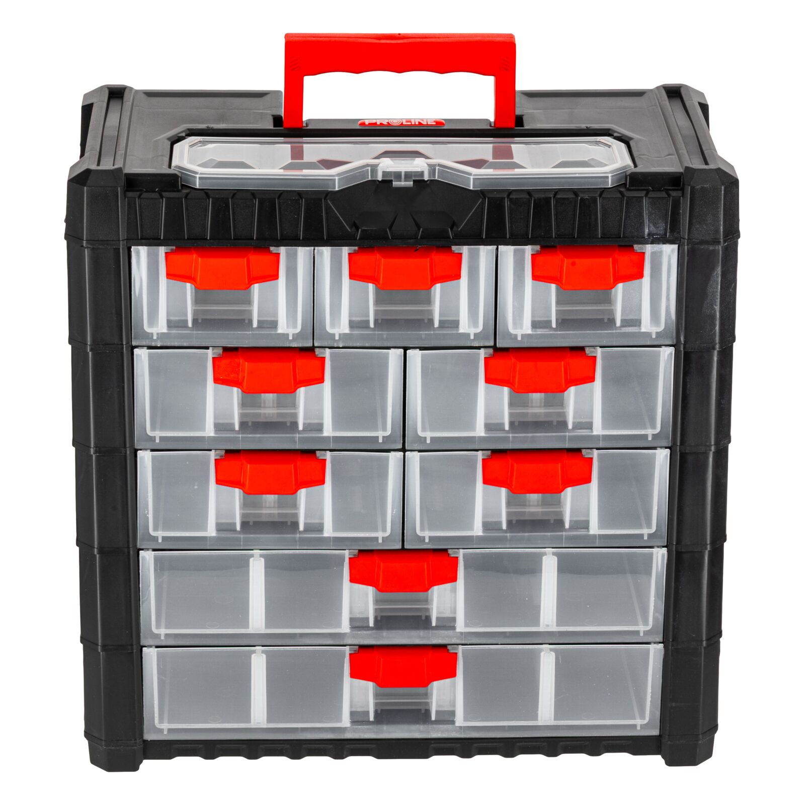 Förvaringsbox Organiser med Handtag 22 Fack 39.2 x 20 x 40 cm, PROLINE HD