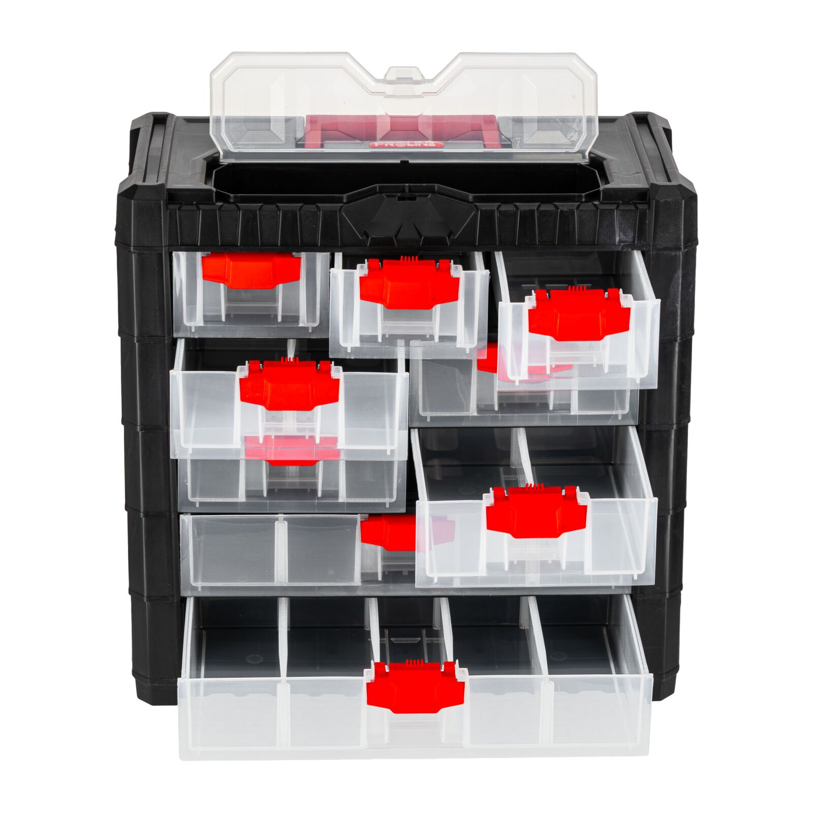 Förvaringsbox Organiser med Handtag 22 Fack 39.2 x 20 x 40 cm, PROLINE HD