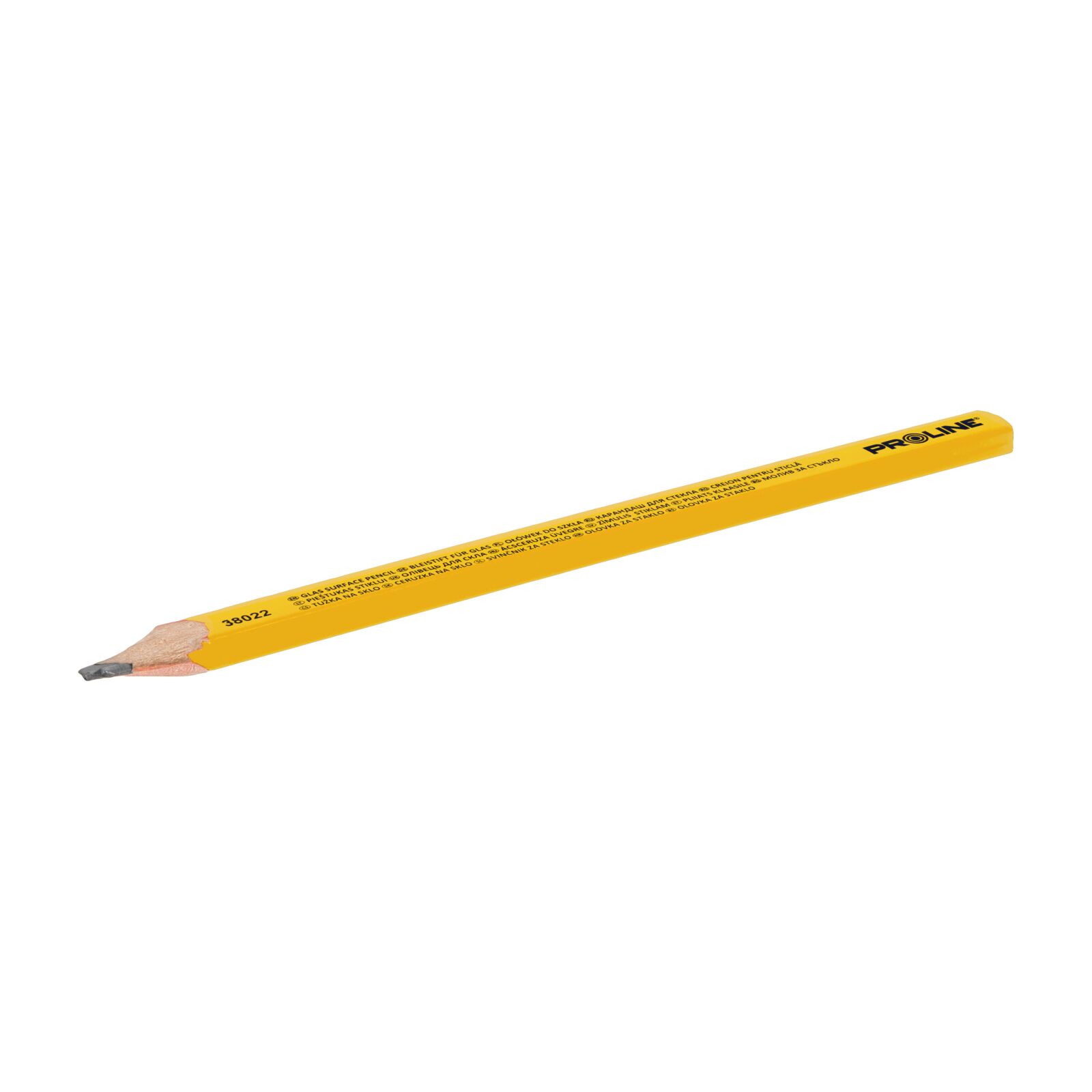 Glass marking pencil yellow 24 cm