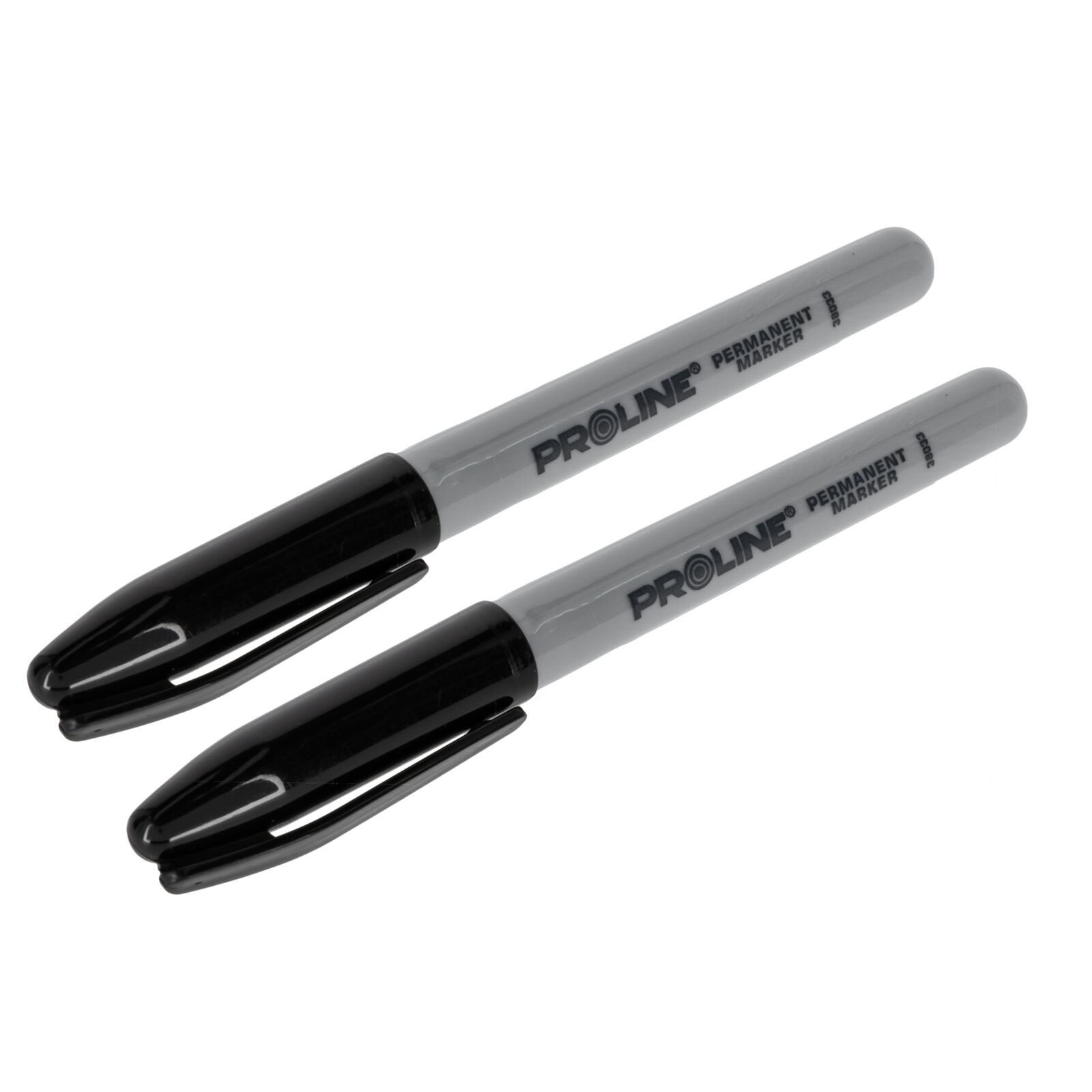Permanent Markers Bullet 2 PCS, Black, Retail Pack, Proline