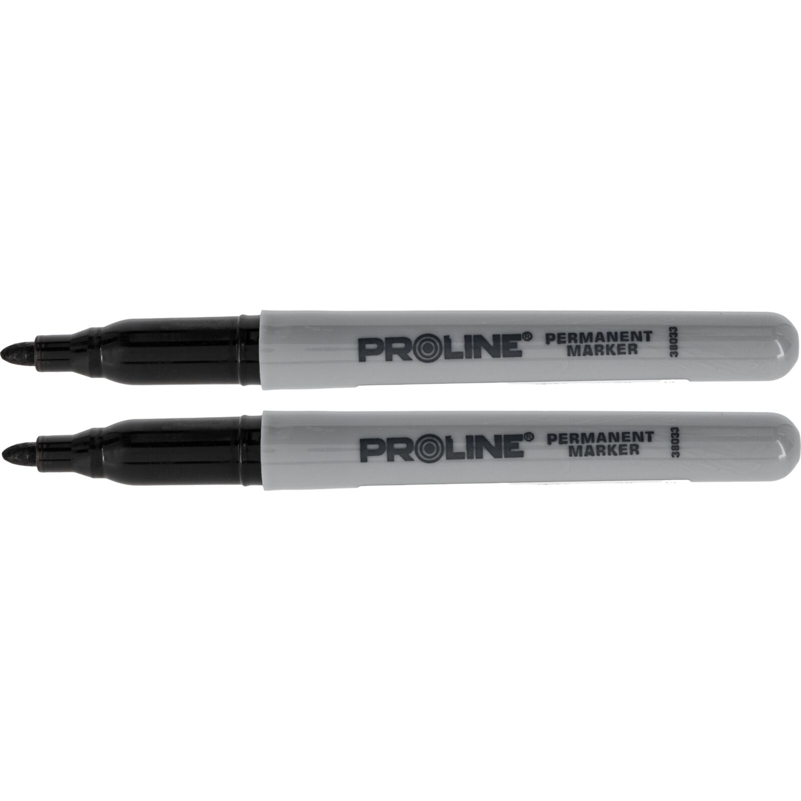 Permanent Markers Bullet 2 PCS, Black, Retail Pack, Proline