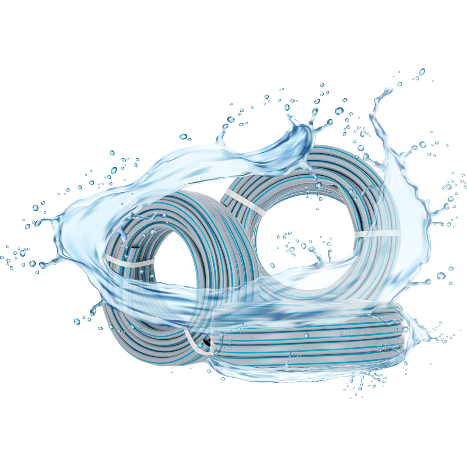 Garden Hose 1/220 m Roll, Mega