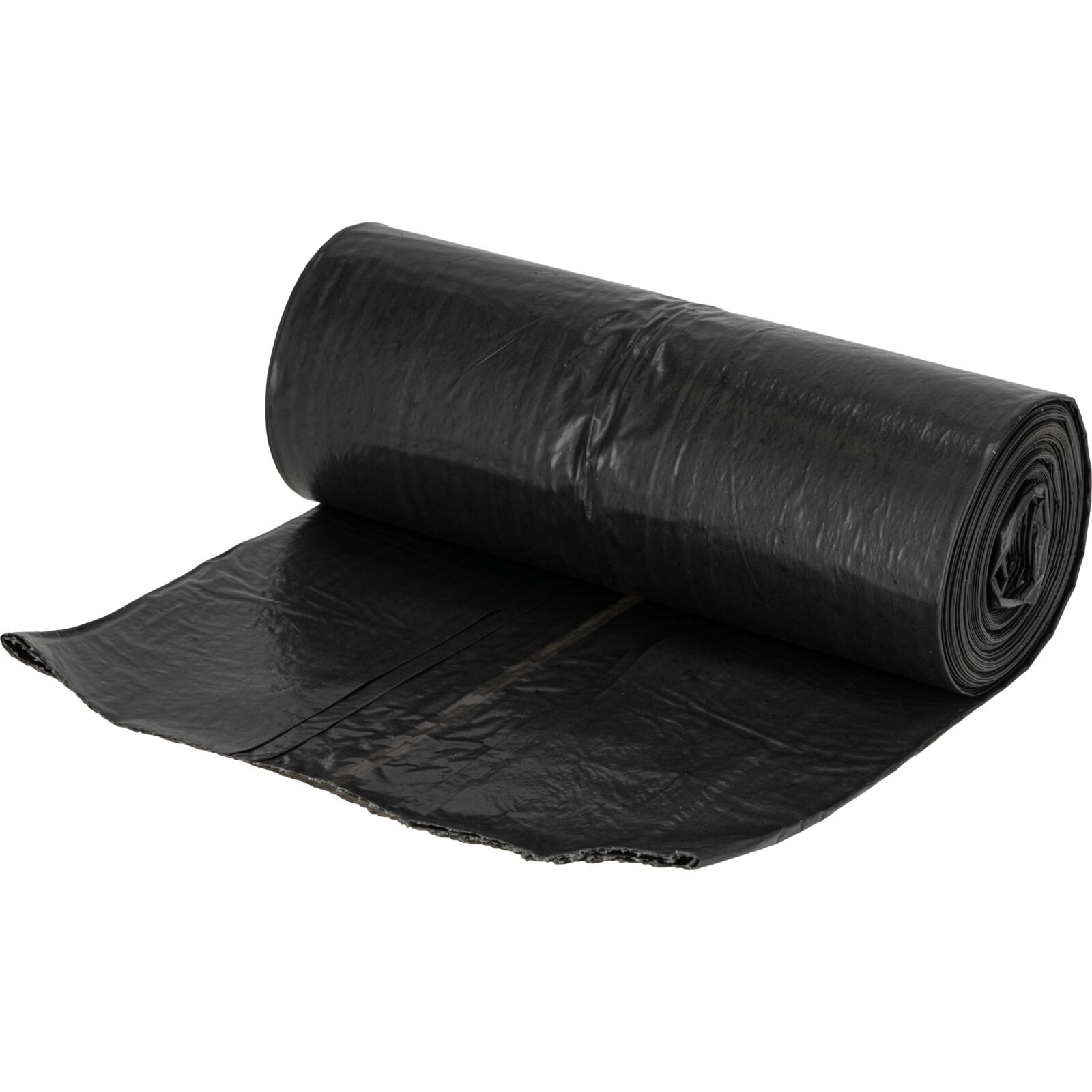 Sopsäckar 120L, LDPE, Svart, 10st per rulle, Proline