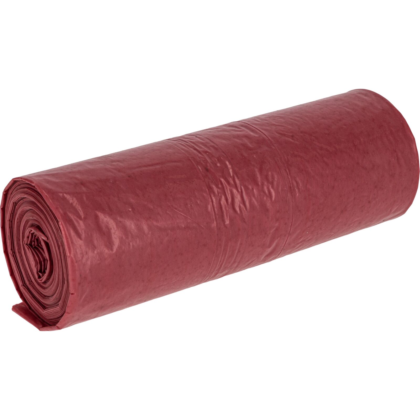 Sopsäckar 120L, LDPE, Röd, 10st per rulle, Proline