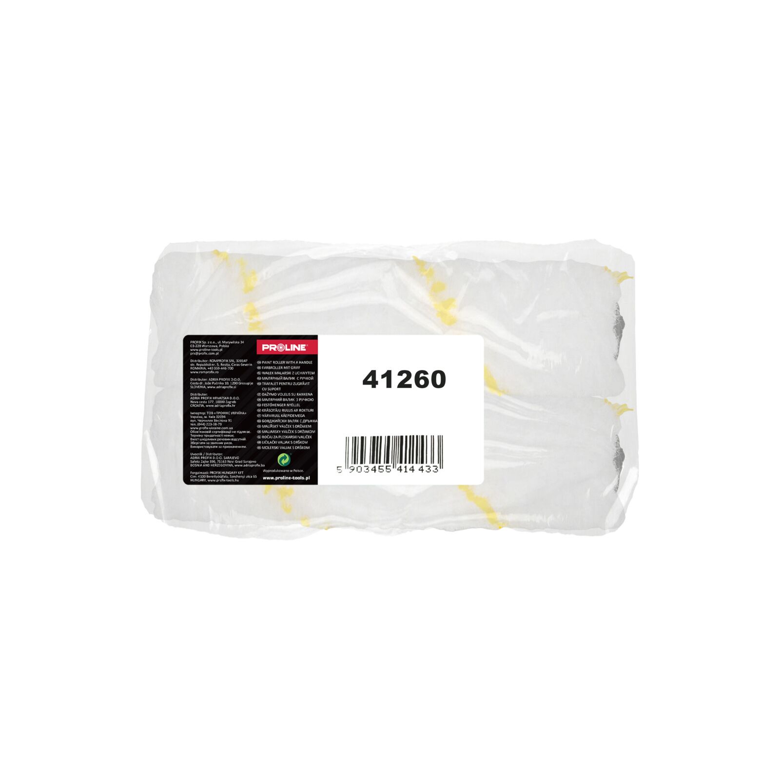 Rollermuffar 10 x 100 mm för släta ytor, 2-pack