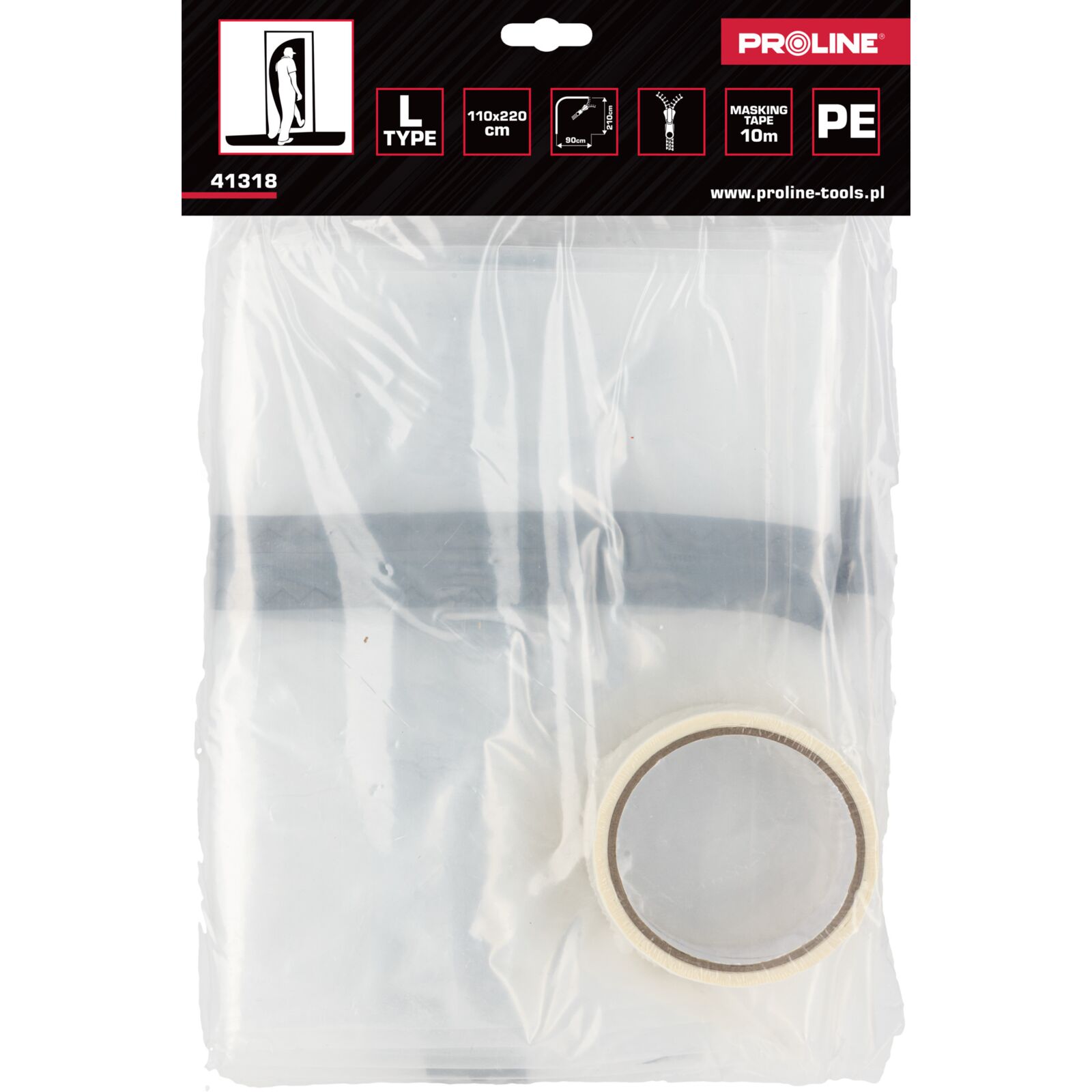 Anti-Dust Zipper Curtain Type l, 110 cm x 220 cm, Proline