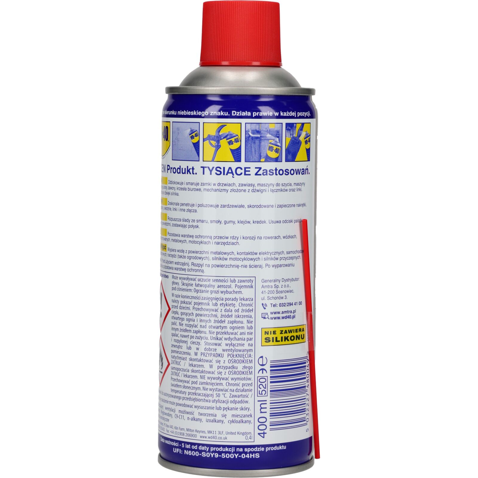 Haintenance Liquid -Wd 40 - 0, 4 l
