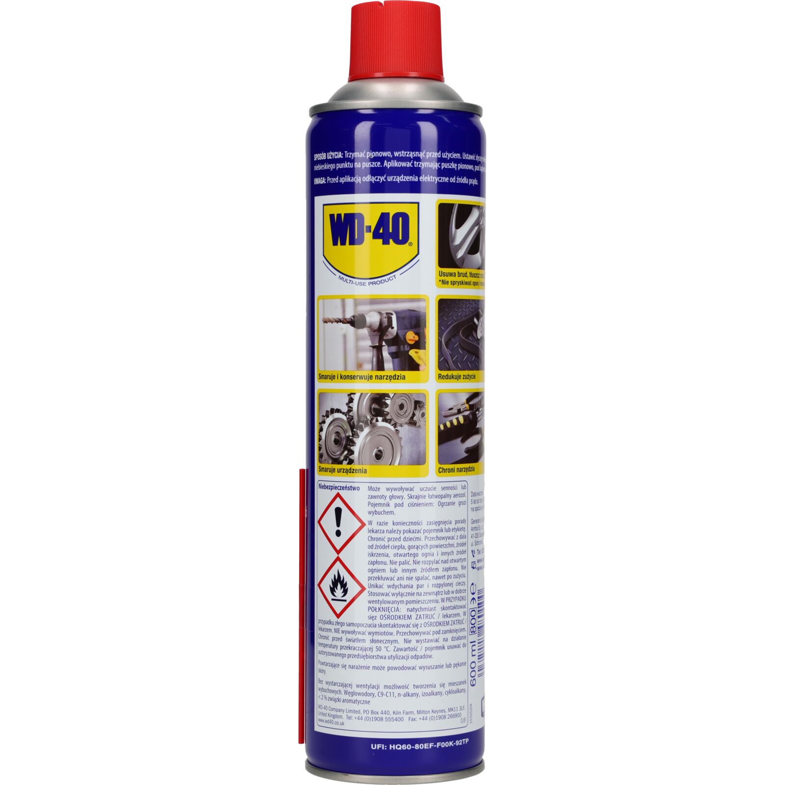 WD-40 Antikorrosionsspray 0, 4L +50% (600 ml)