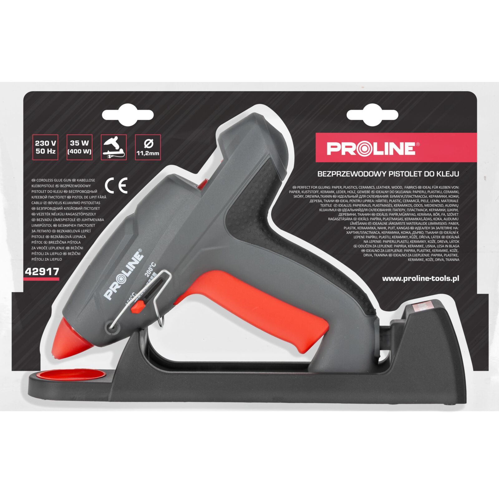 Glue Gun 11 mm, Wireless, CE, GS, Proline