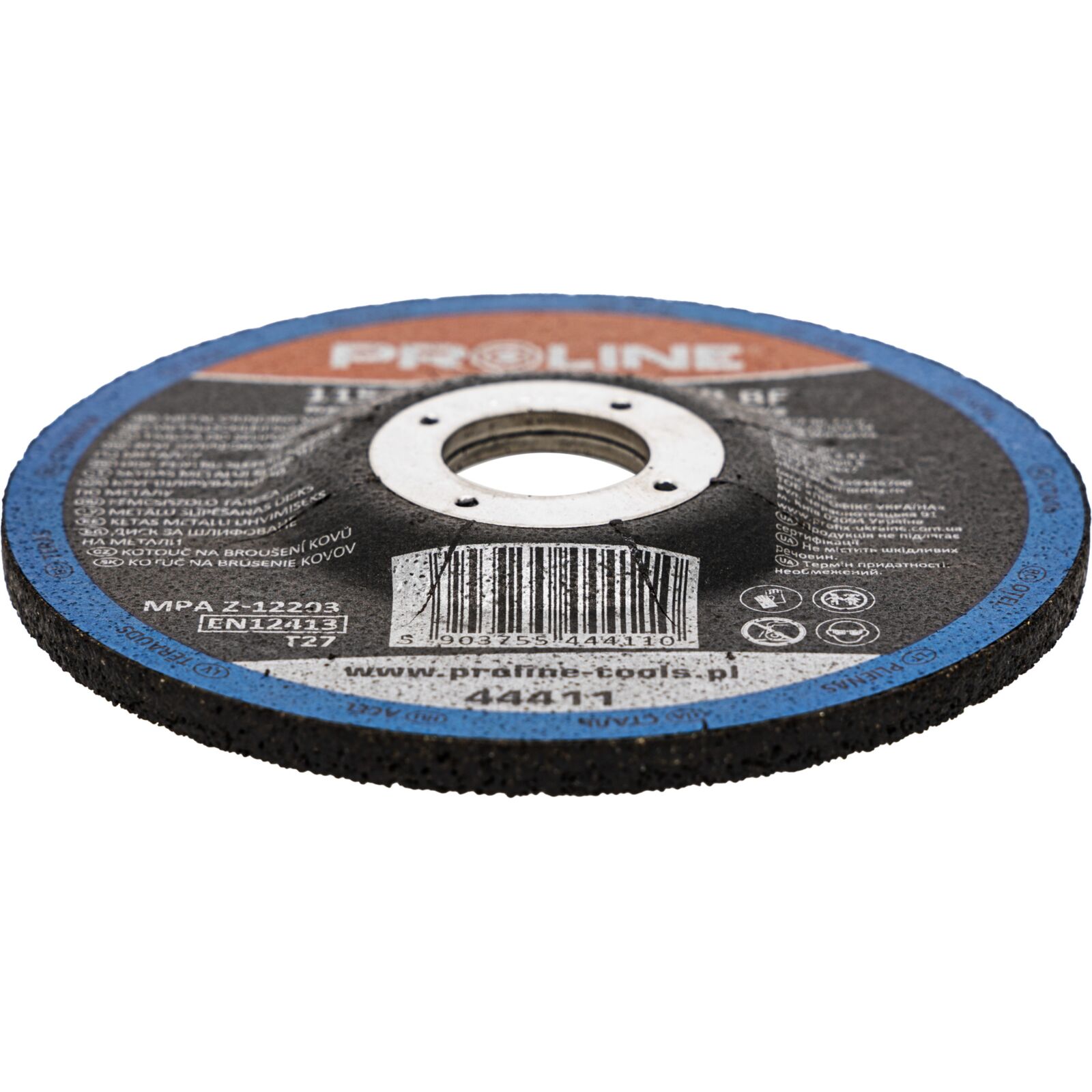 Grinding Disc for Metal 125 x 6x22 A24R, Proline