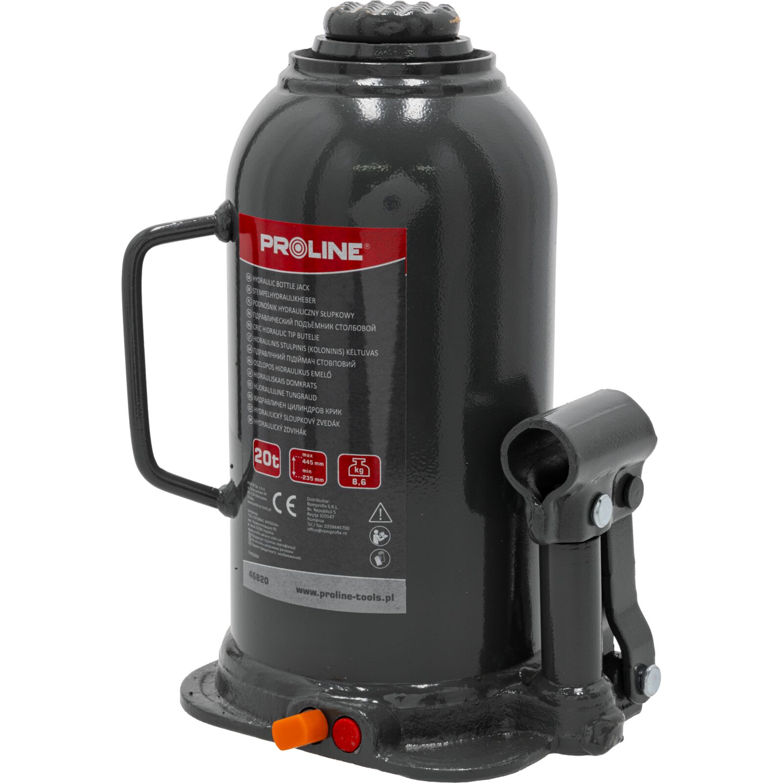 Hydraulic Jack 20T 242-452 mm 10.5 kg, Proline