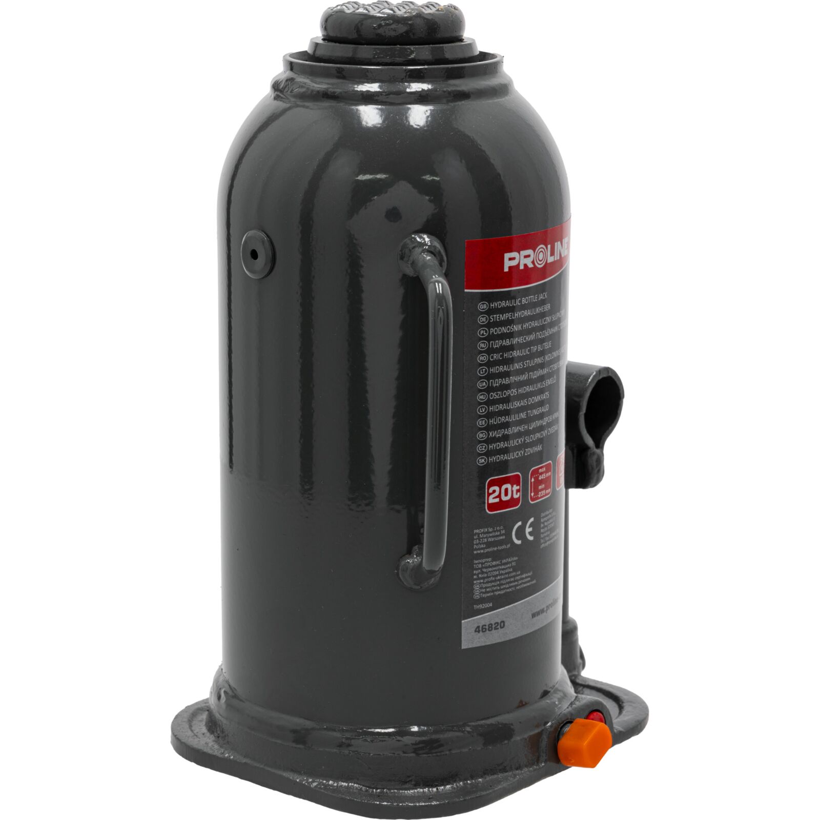 Hydraulic Jack 20T 242-452 mm 10.5 kg, Proline