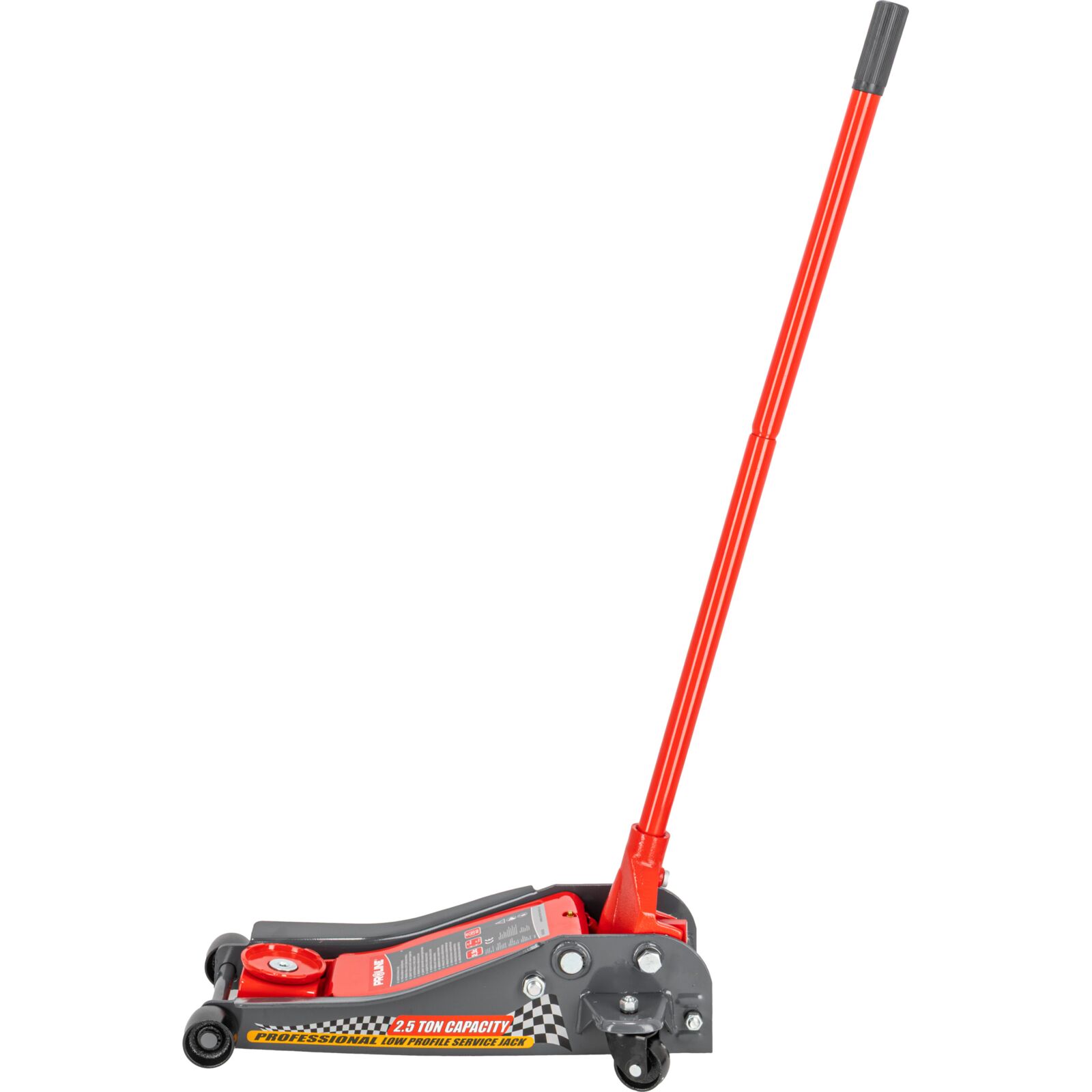 Hydraulisk Domkraft 2.5T Låg Profil, 89-457 mm, 34.8 kg, CE, Proline