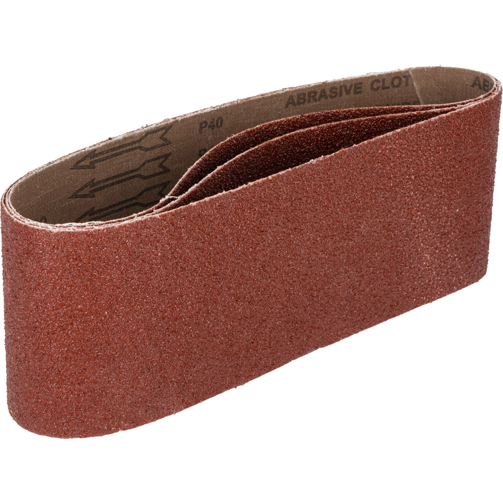 Abrasive Belts 75 x 457 mm, Grit 40, 3 pcs