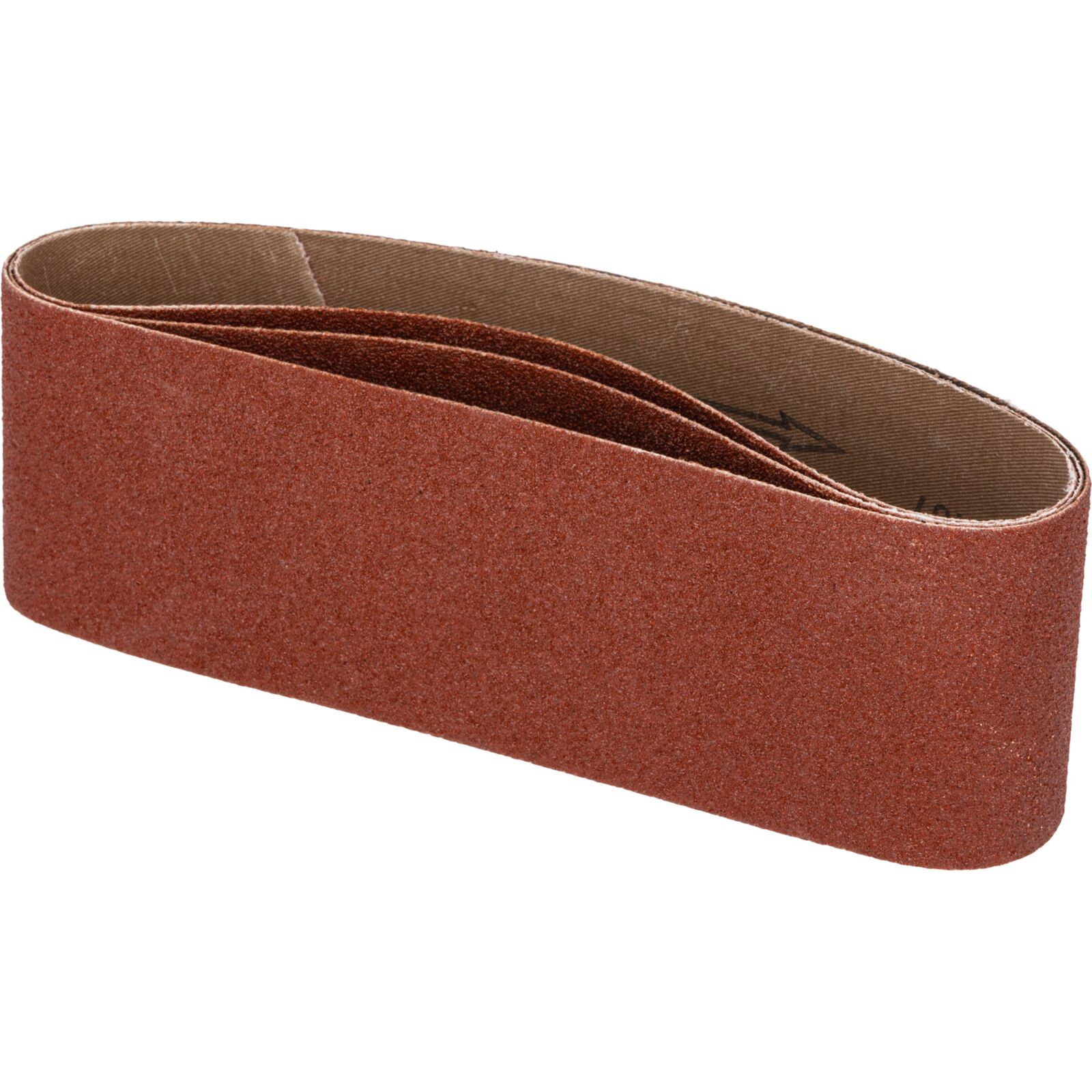 Abrasive Belts 75 x 457 mm, Grit 80, 3 Pcs