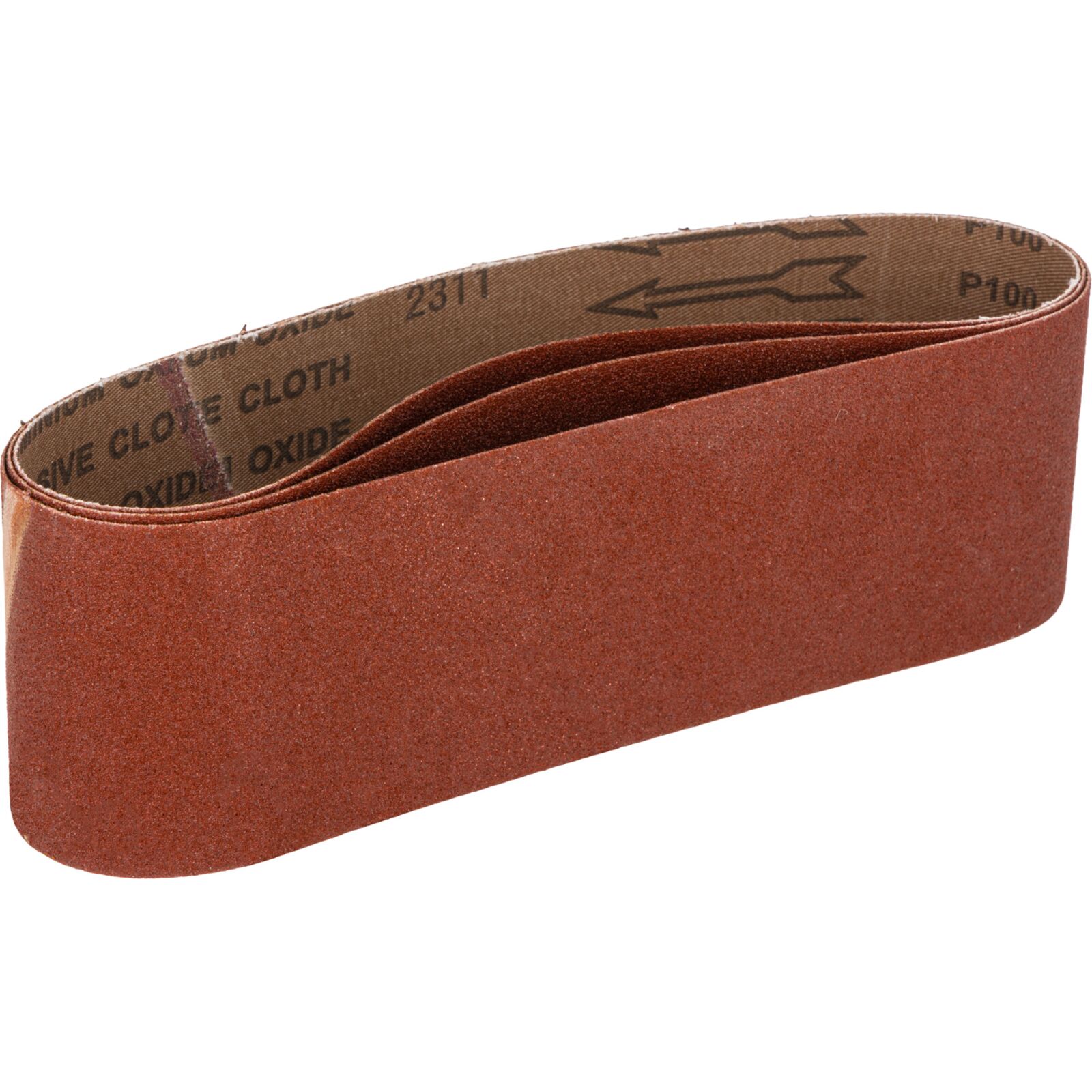 Abrasive Belts 75 x 457 mm Grit 100, 3 pcs