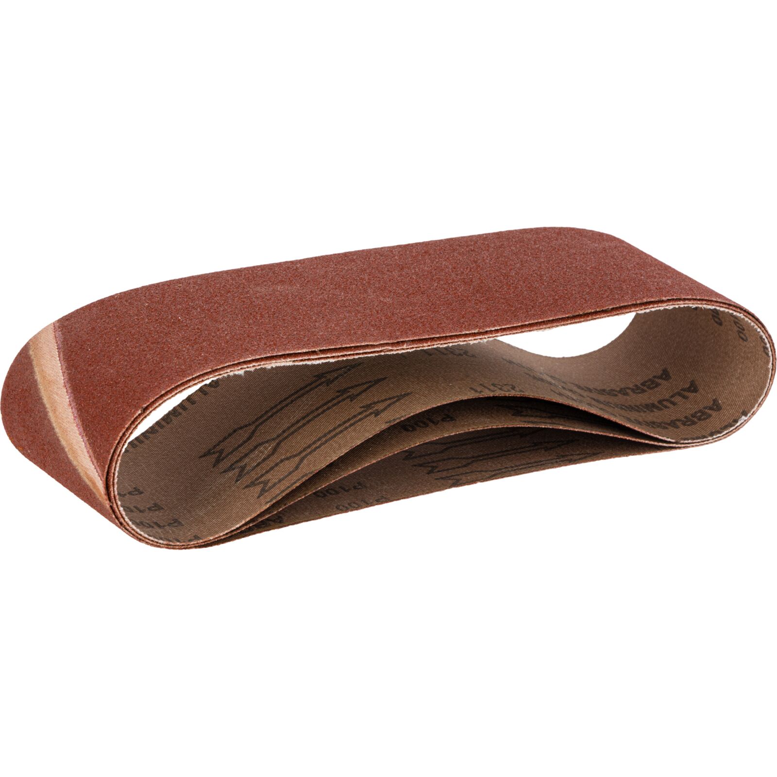 Abrasive Belts 75 x 457 mm Grit 100, 3 pcs