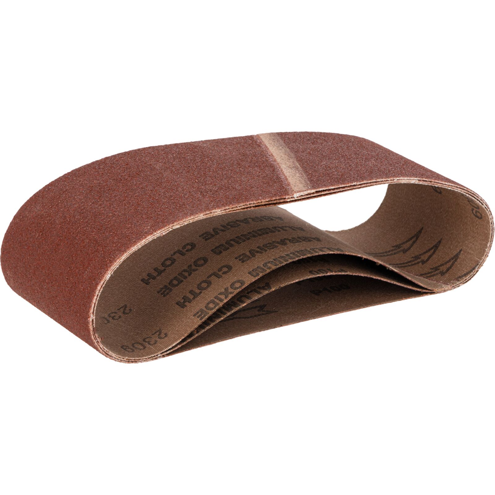 Abrasive Belts 75 x 533 mm, Grit 100, 3 pcs