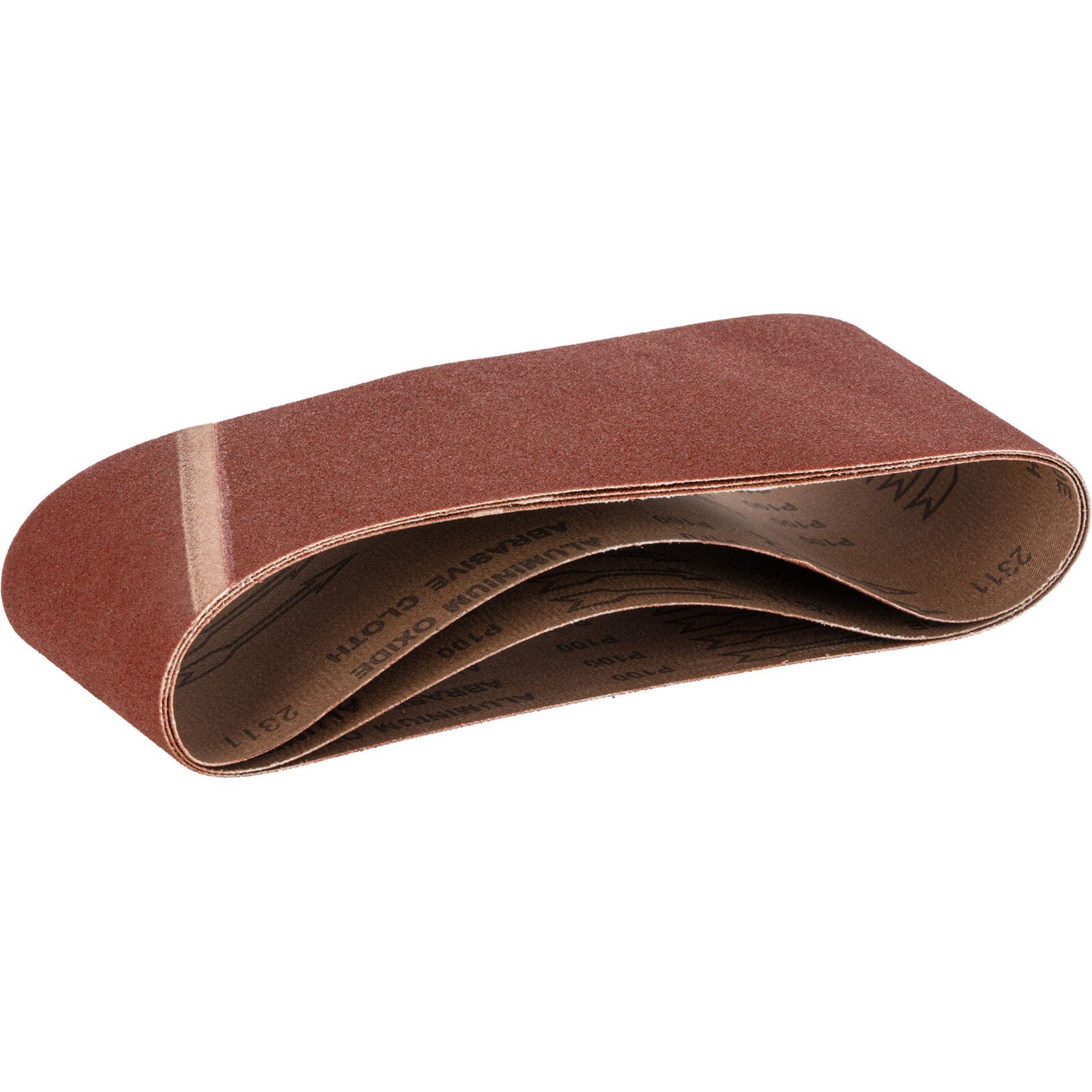 Slipband 100 x 610 mm, korn 100, 3 st