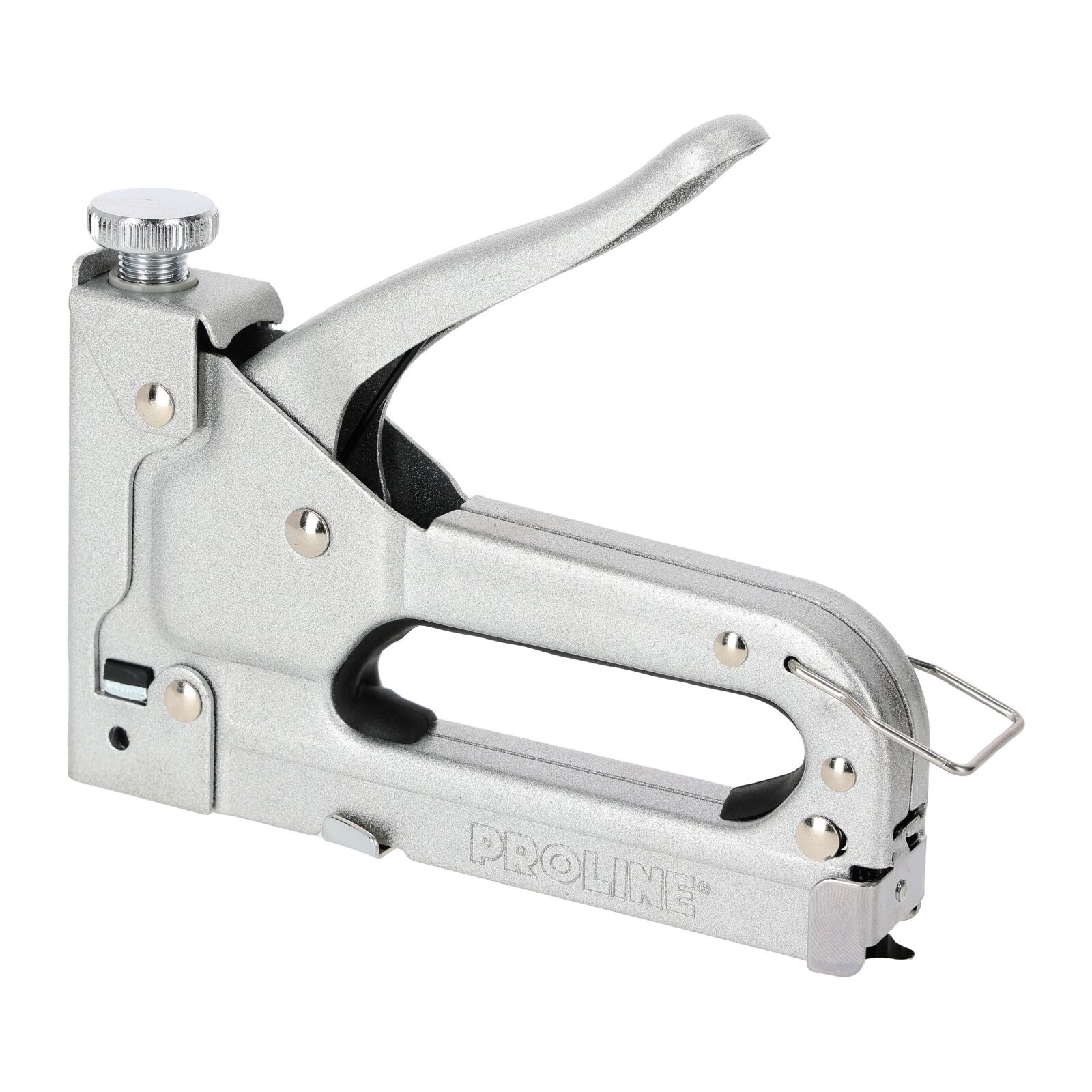Heavy-Duty Professional Metal Staple Gun 4-14 mm with Power Adjustment, Proline