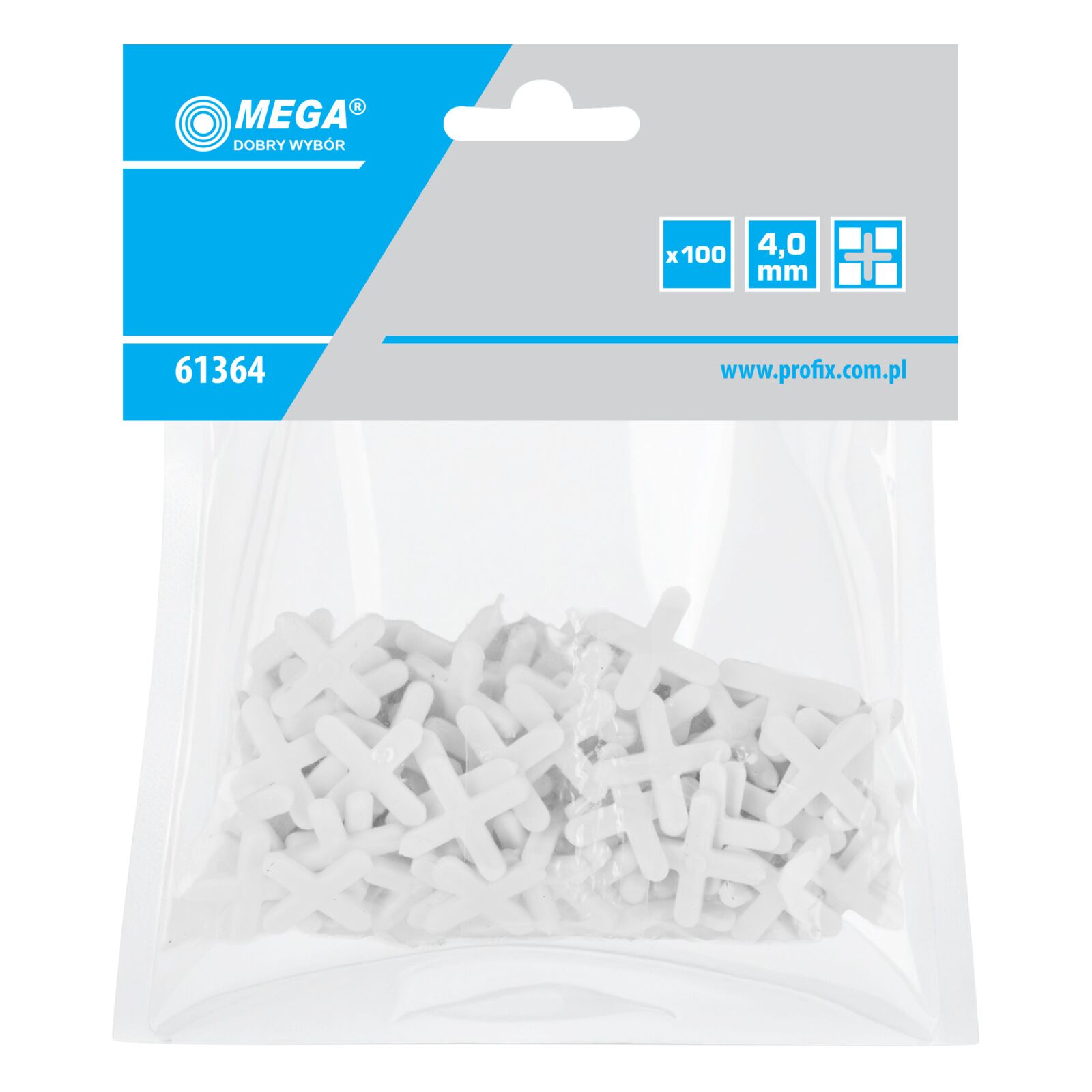 Tile Spacers - 4, 0 mm, 100 st.