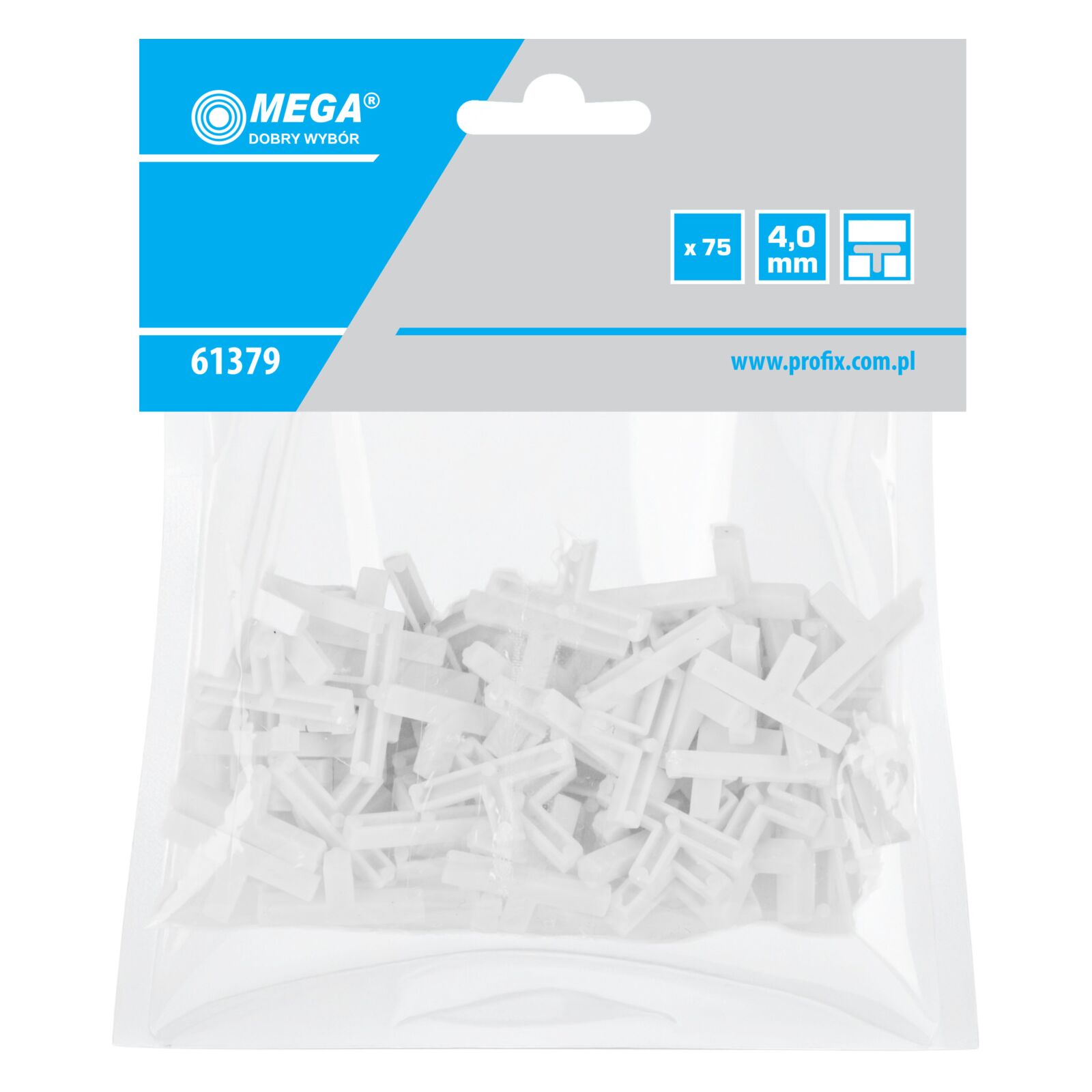 T-Bar Spacers - 4.0 mm, 75St