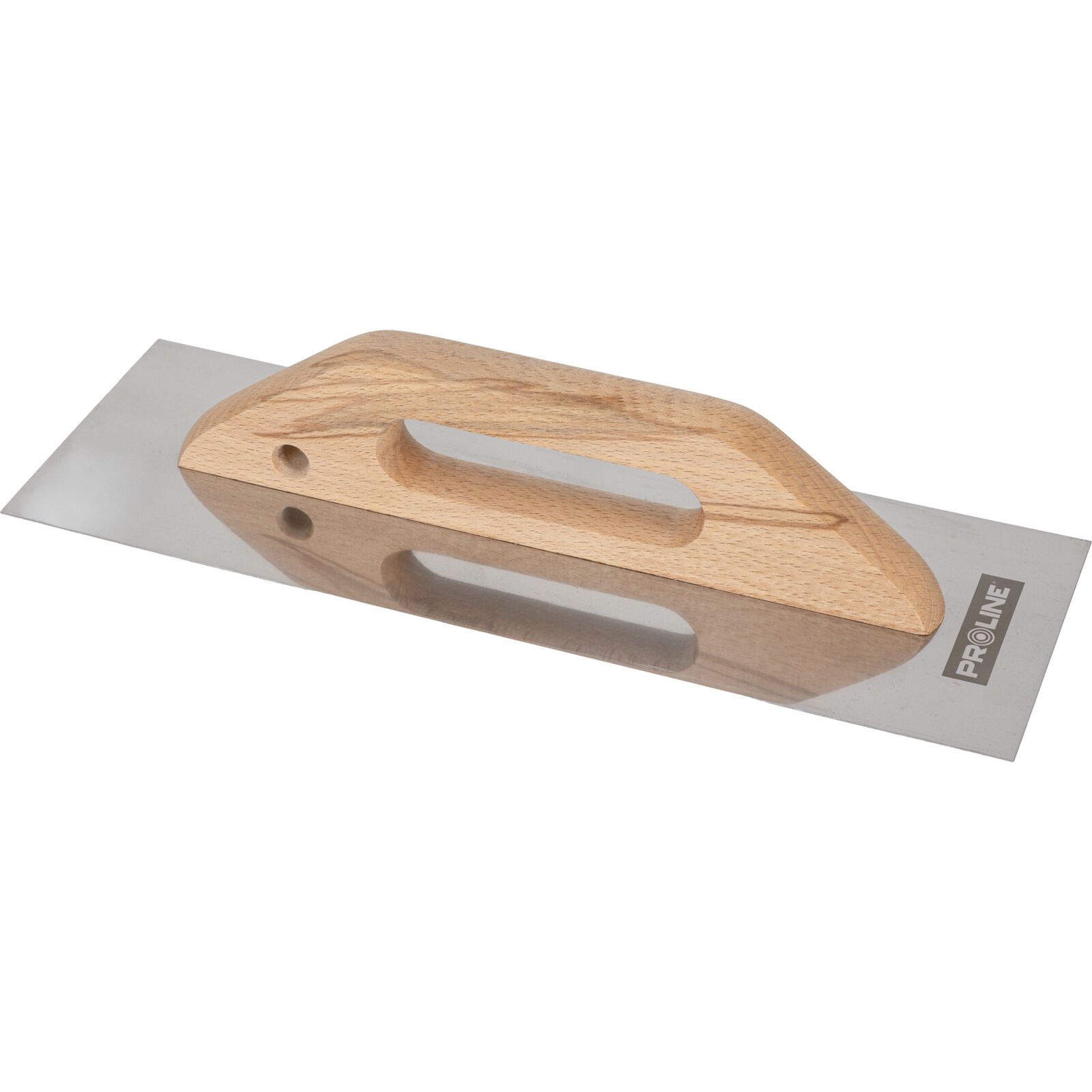 Smooth Stainless Float 380130 mm Wooden Hand