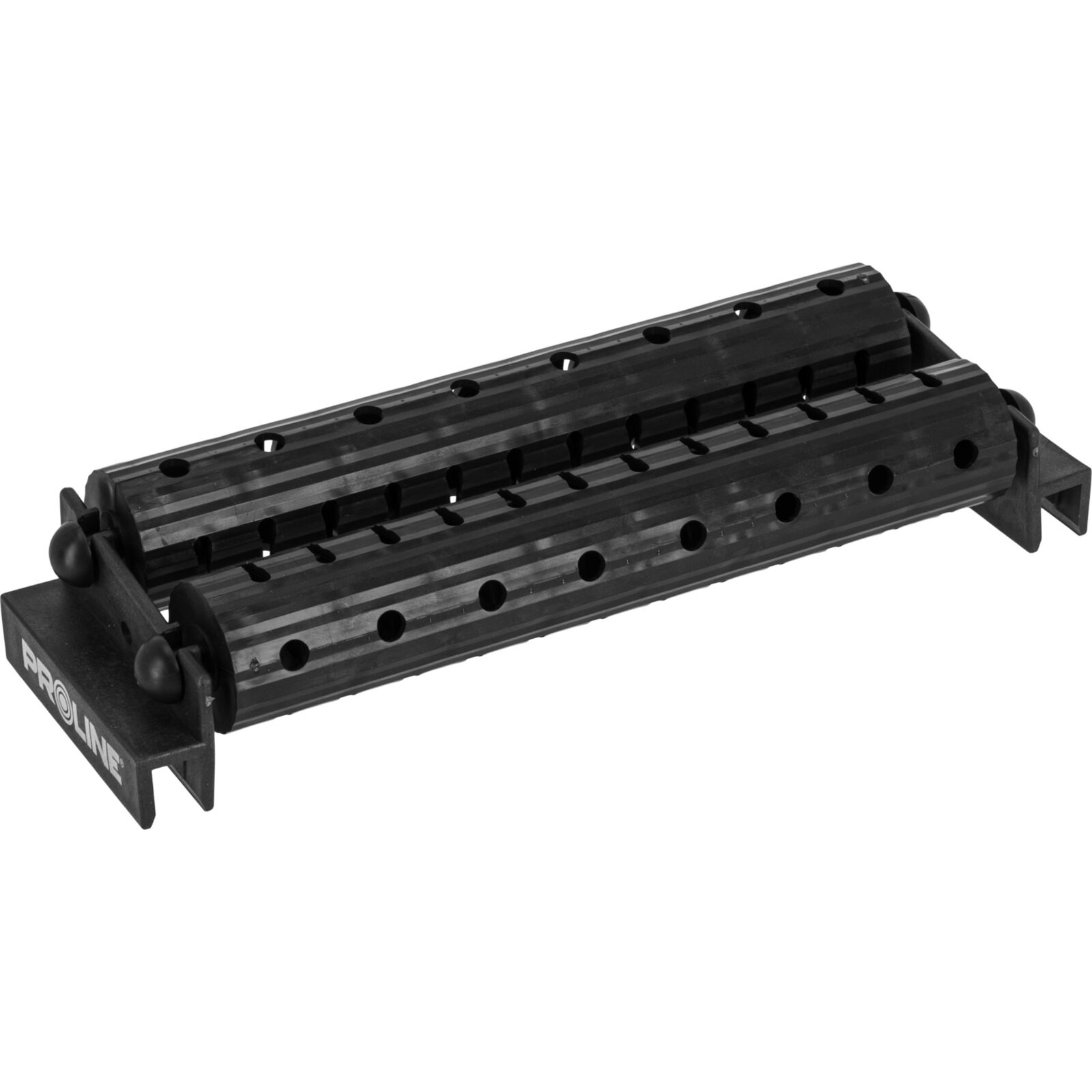 Double rollers for tiling bucket