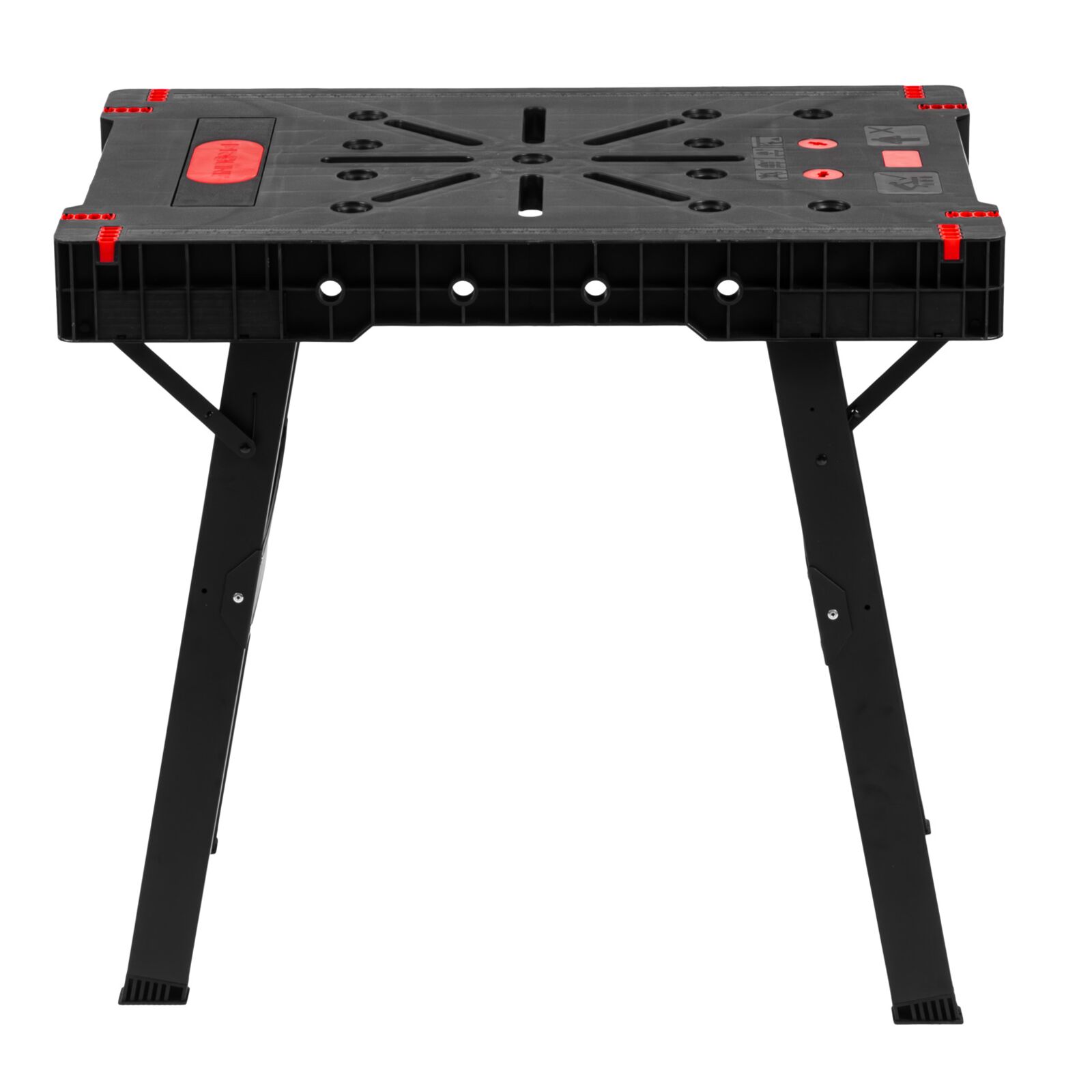 Hopfällbart Arbetsbord 150 kg 860 x 550 mm Klämfästhål Länkningsbeslag Snabbfäste, Proline