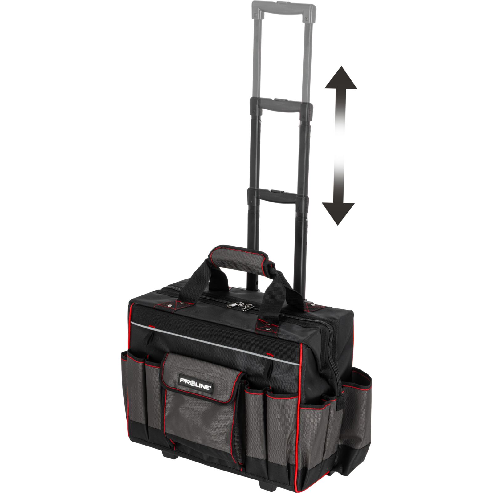 Tool Bag with Wheels 440 x 240 x 420 mm, Proline