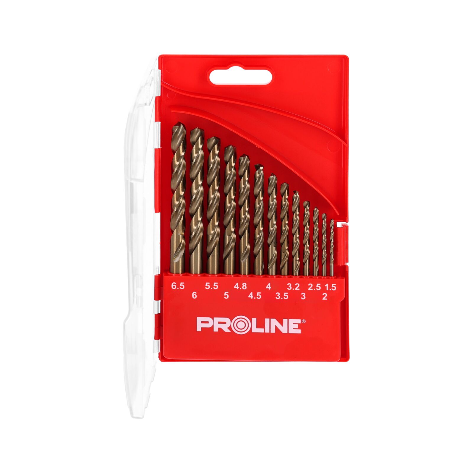 Metal Drill Bit set 13 Pieces, HSS Twist Drill - DIN338 (2-8 mm), Proline