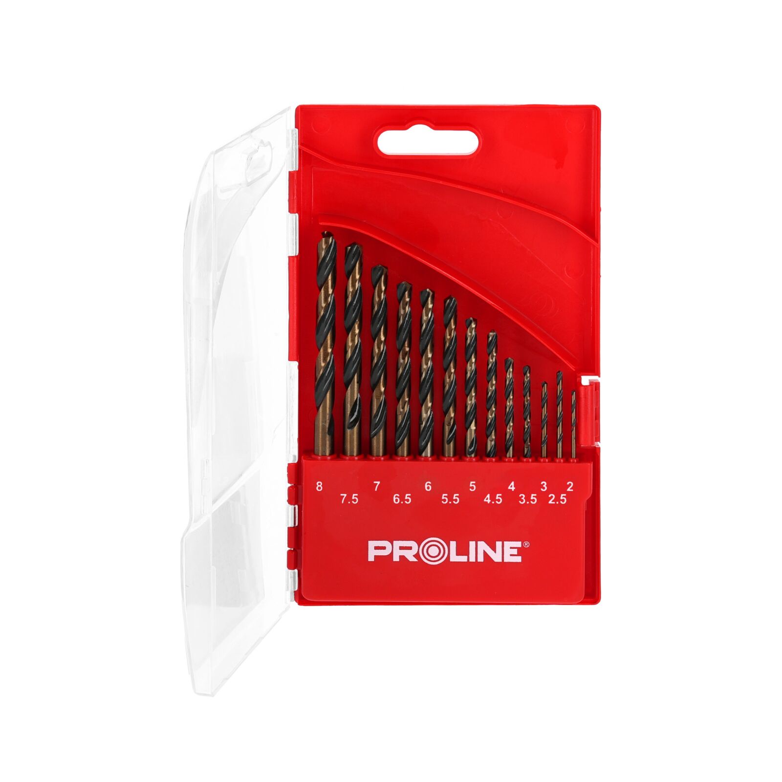 HSS Spiralborr 13 Delar, 1.5-6.5 mm, DIN338, Proline