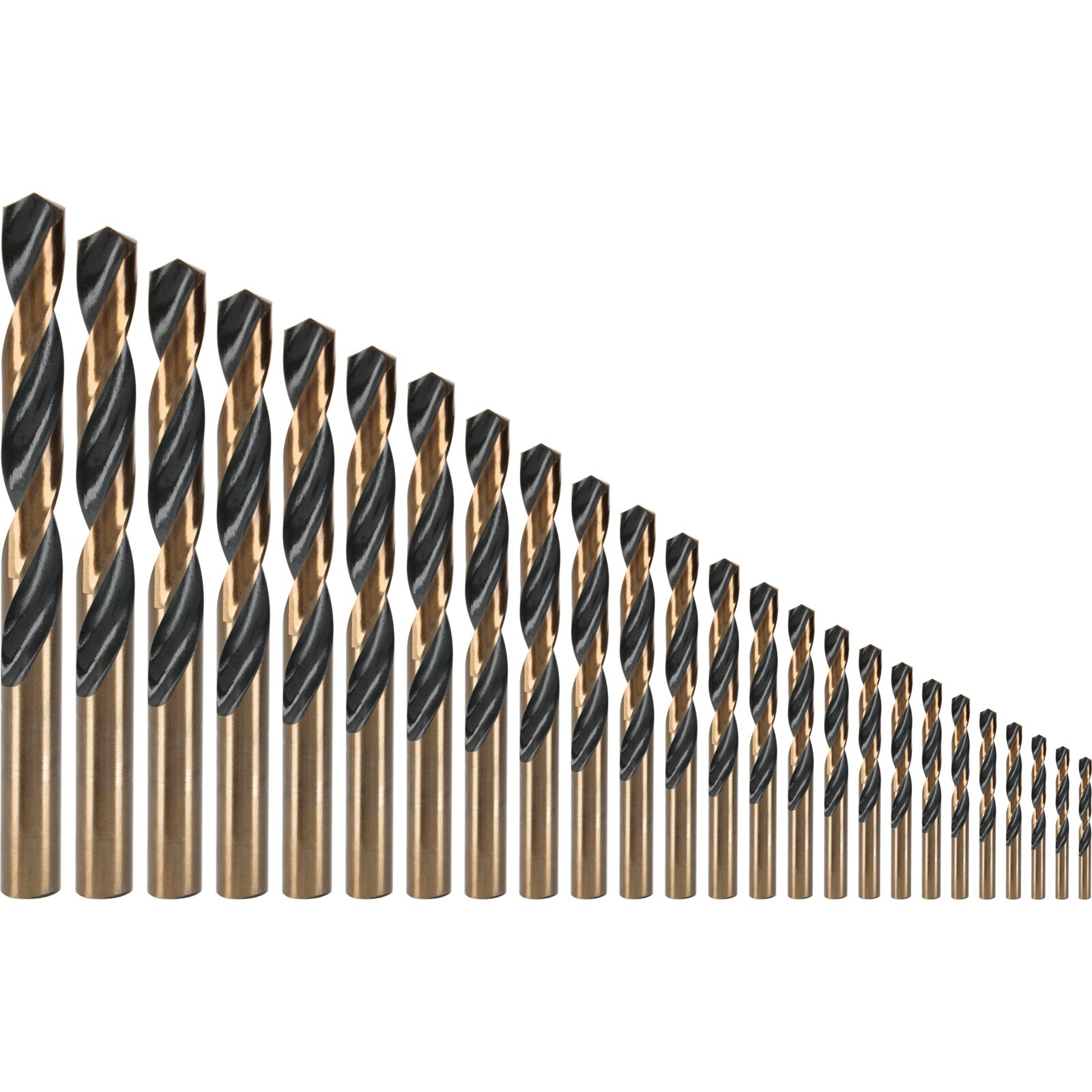Metal Drill Bit set 13 Pieces, HSS Twist Drill - DIN338 (1-13 mm), Proline