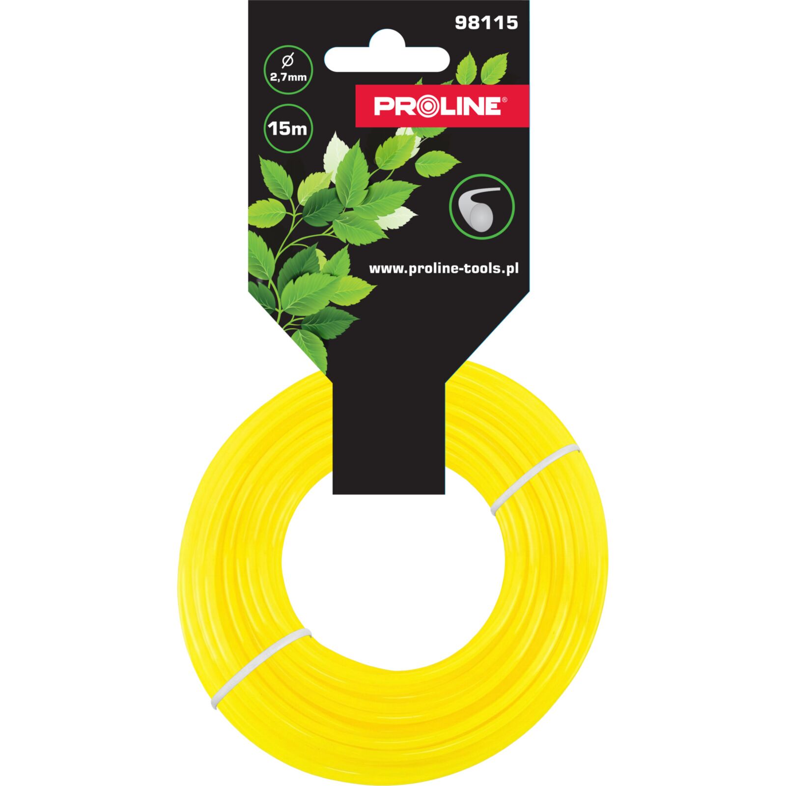 Trimmerlina rund 2,7 mm x 15 m