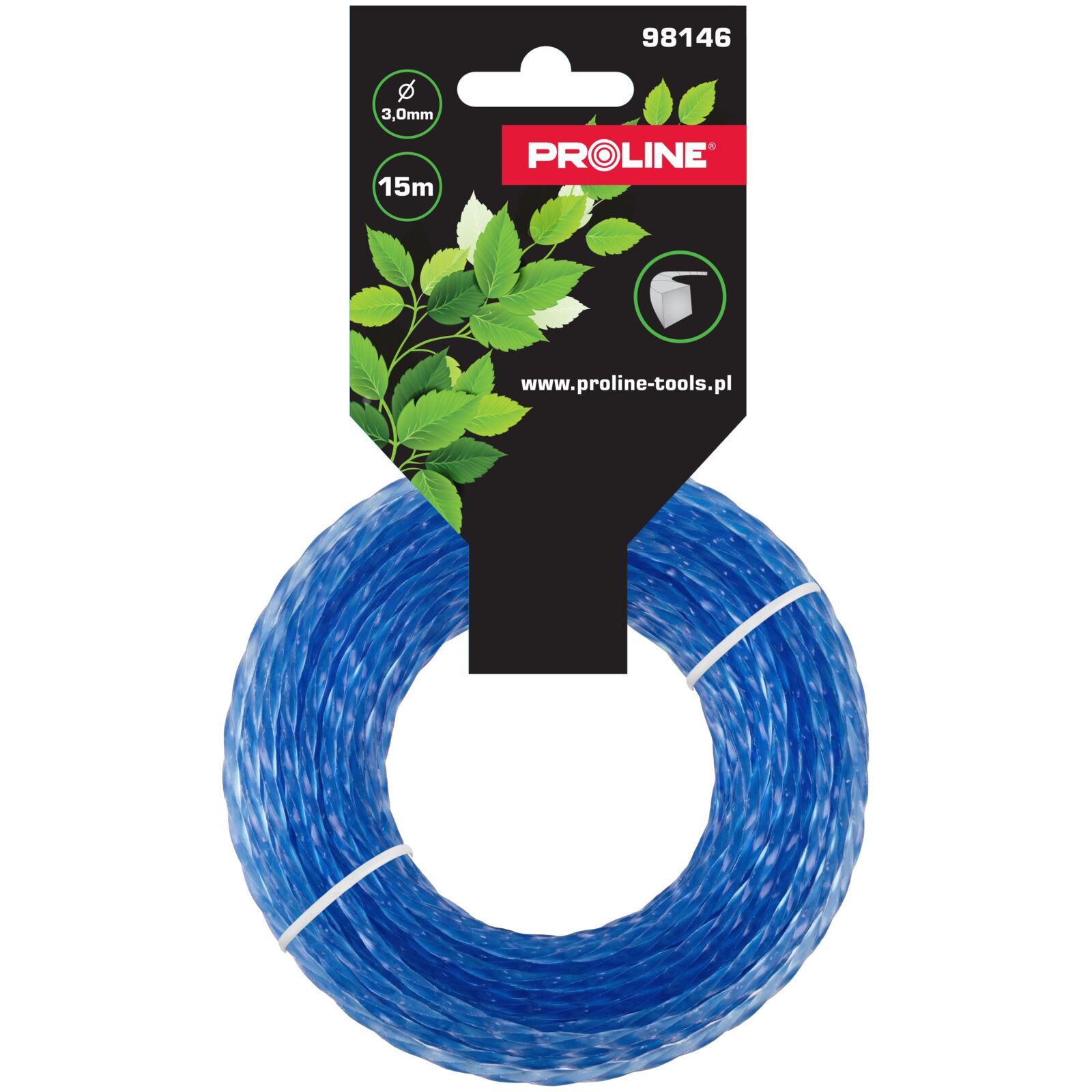 Twist Square Trimming Line 3.0 mm x 15m, Proline