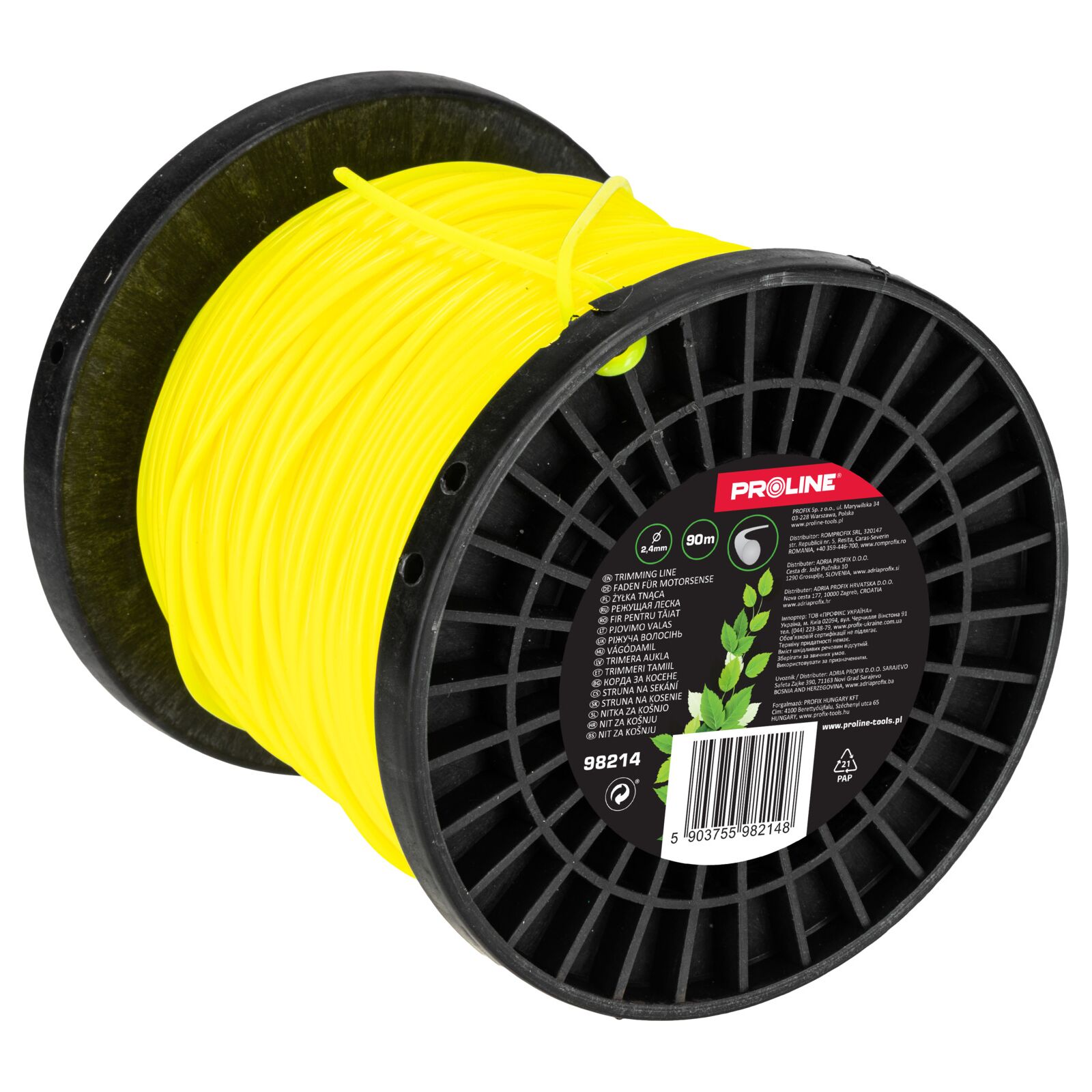 Trimming Line Round 2.4 mm x 90m, Proline