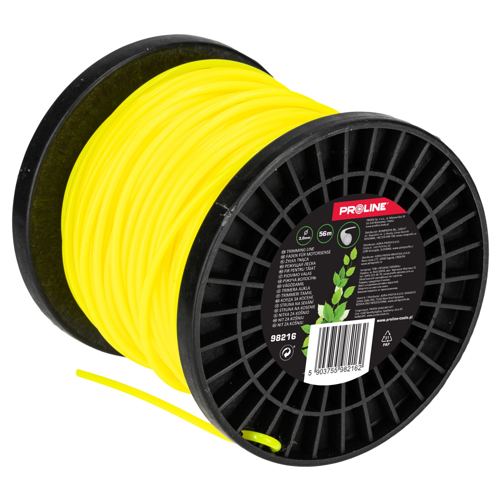 Trimmerlina Rund 3, 0 mm x 90m, Proline