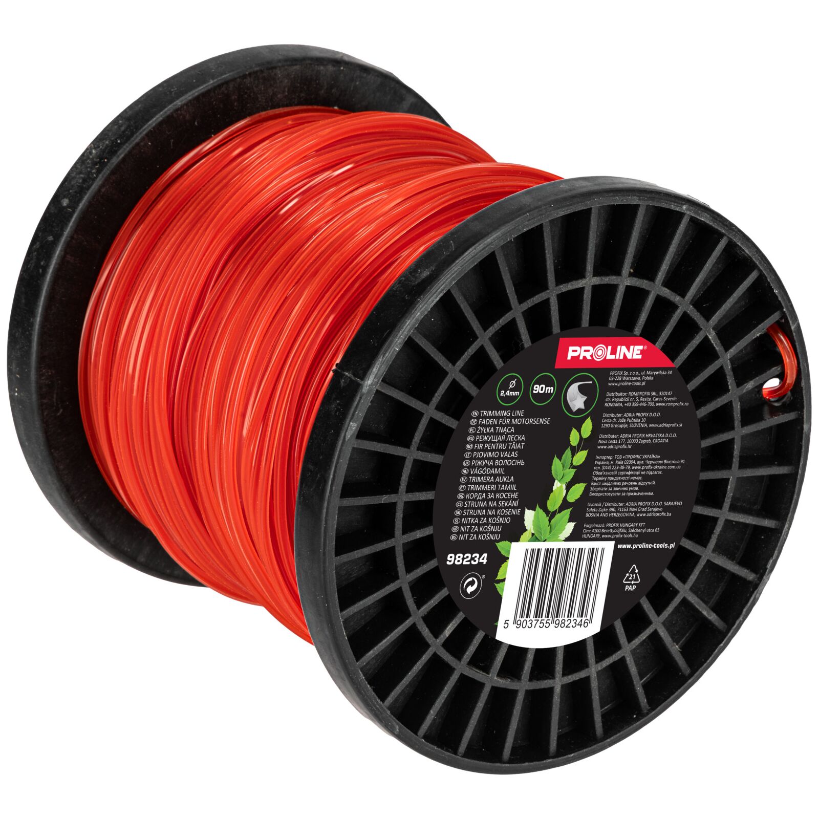 Trimmerlina 2, 4 mm x 90m, Proline