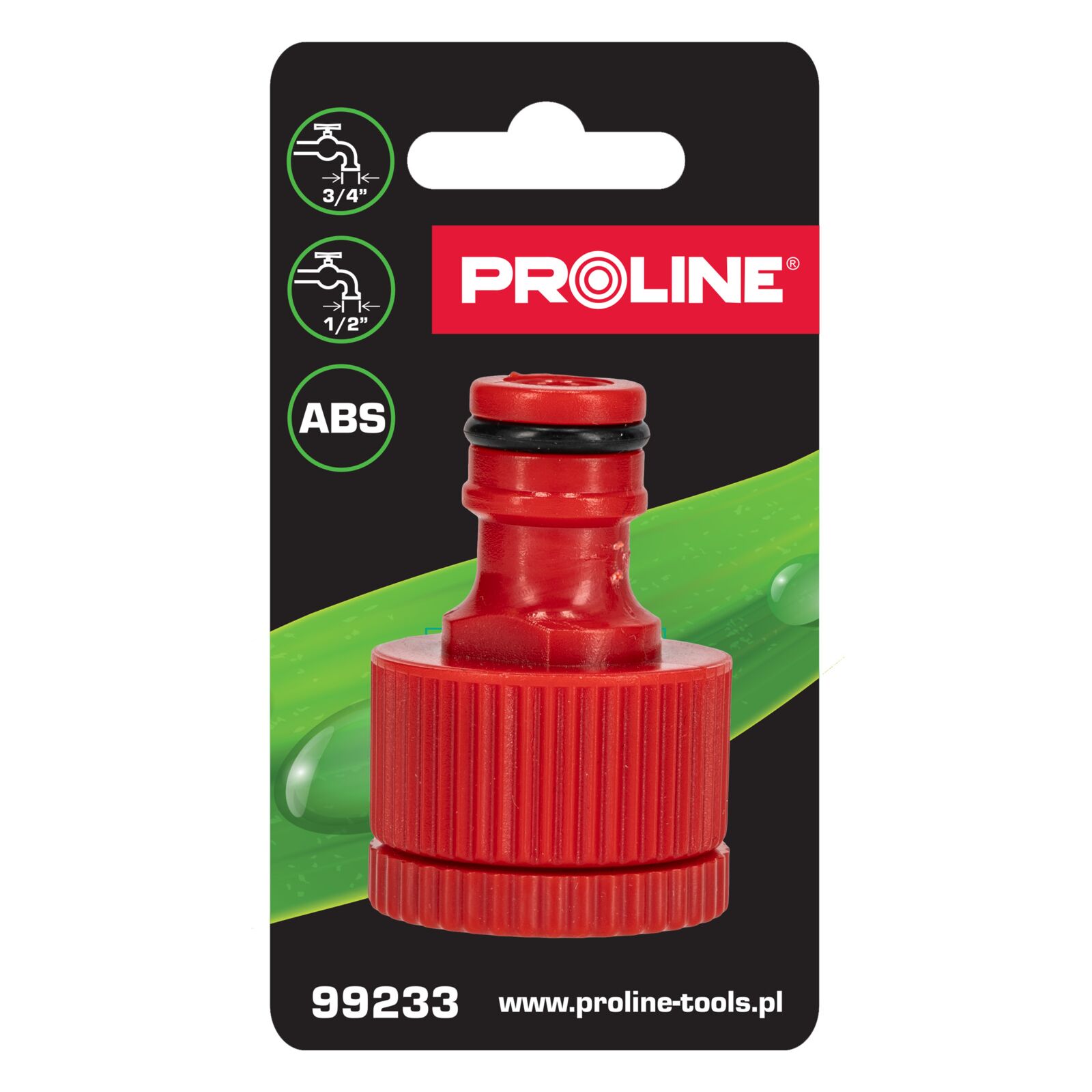 Tap Addaptor and Reducer 1/2 -3/4 Card Proline