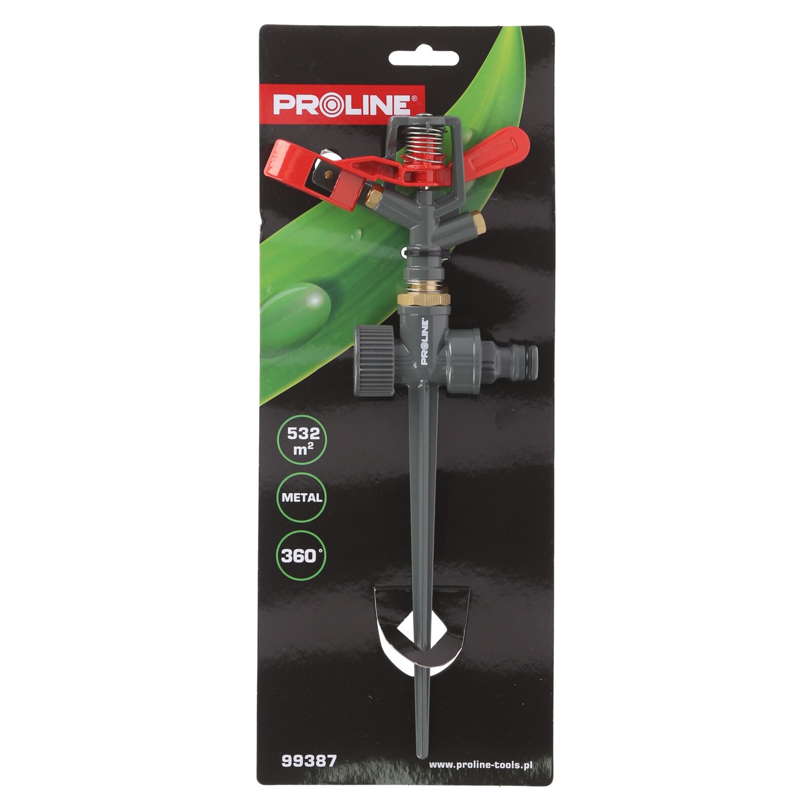 Pulsspridare Roterande, Metall, 3-Arm, 60° Spridningsvinkel, Proline