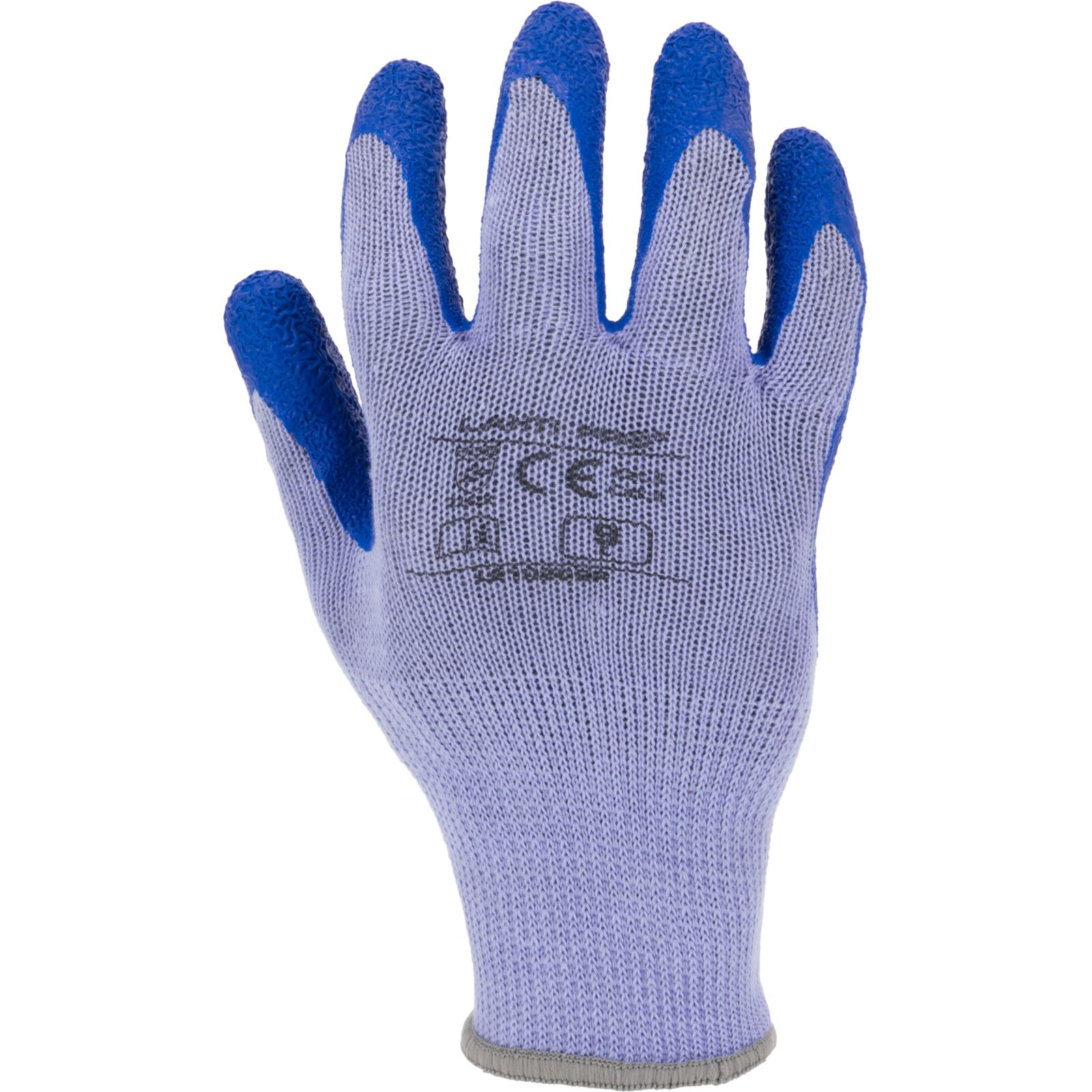 Gloves Latex Blue-Purple L210209P, Card, 9 , CE, LAHTI